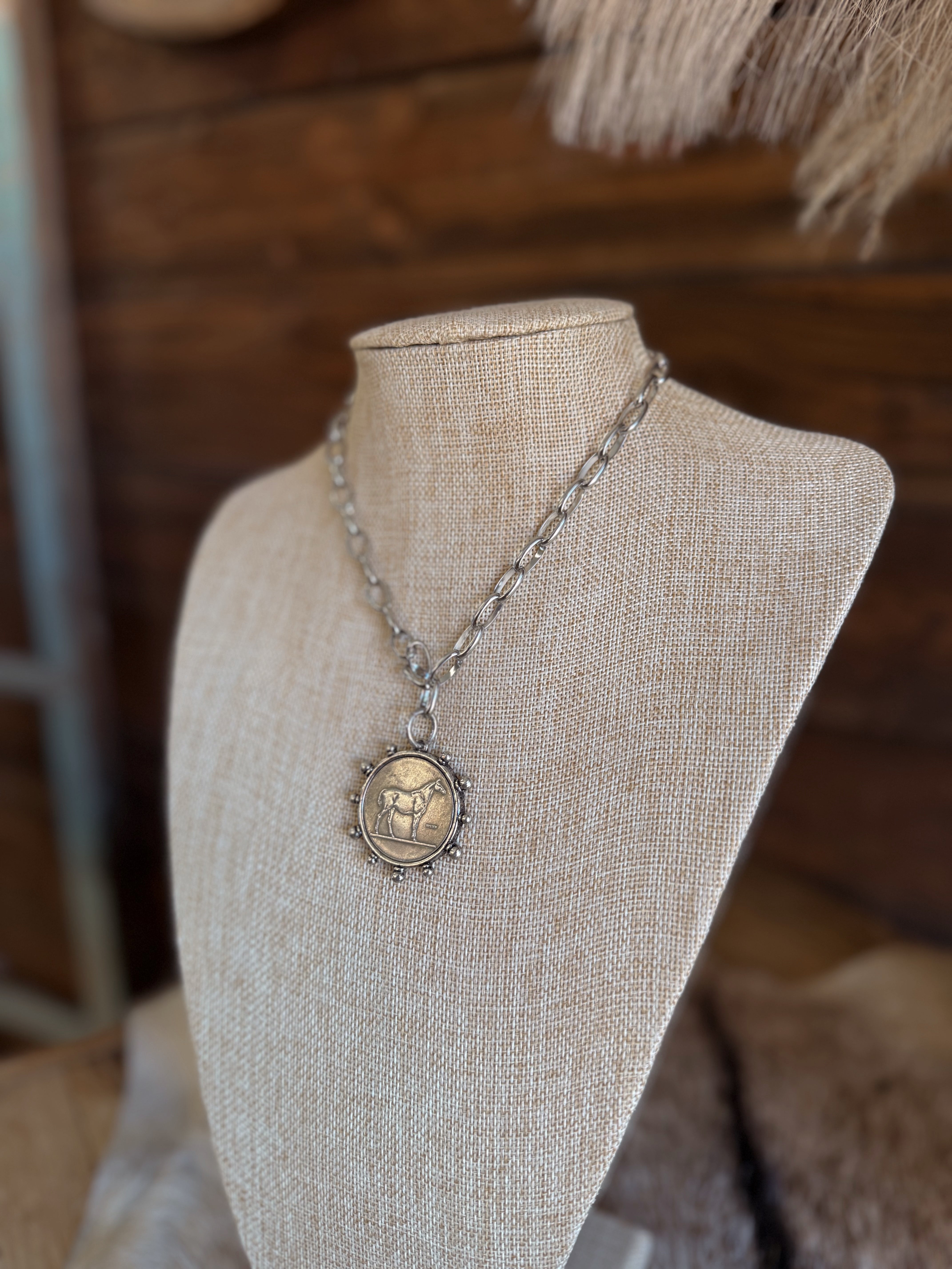 The Heritage Horse Coin Necklace