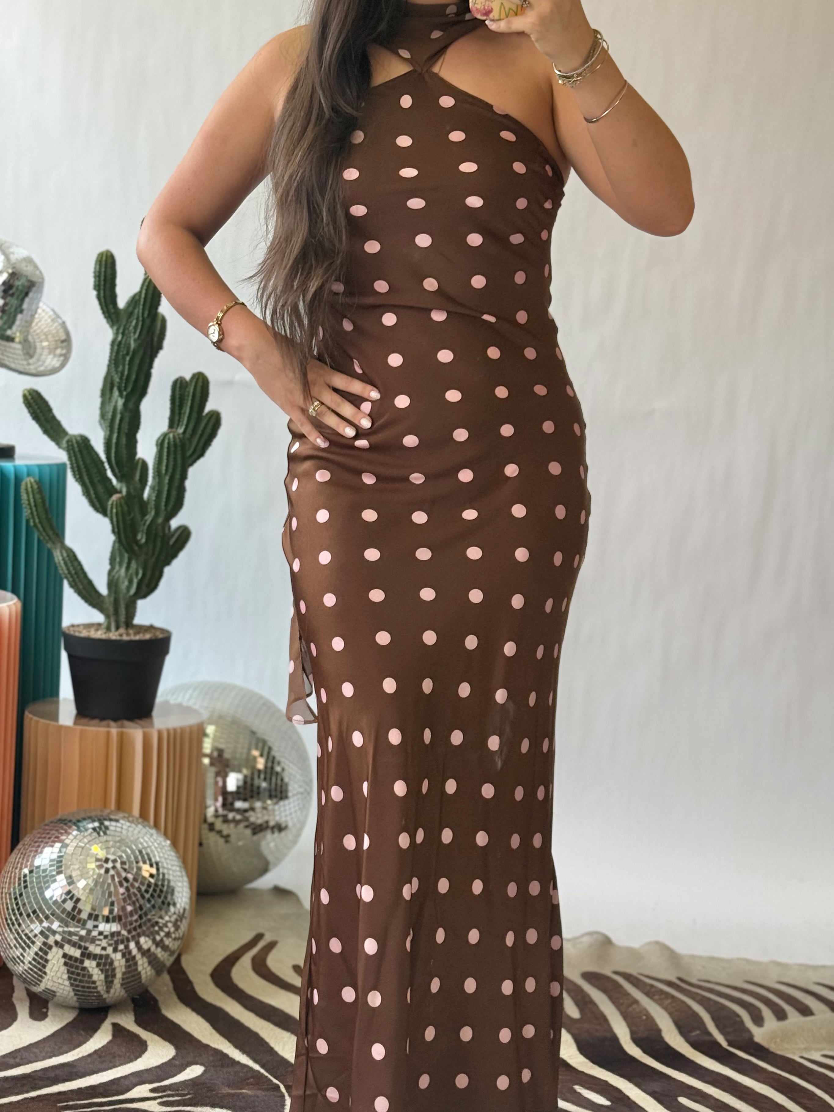 The Sweetheart Scarf Maxi Dress