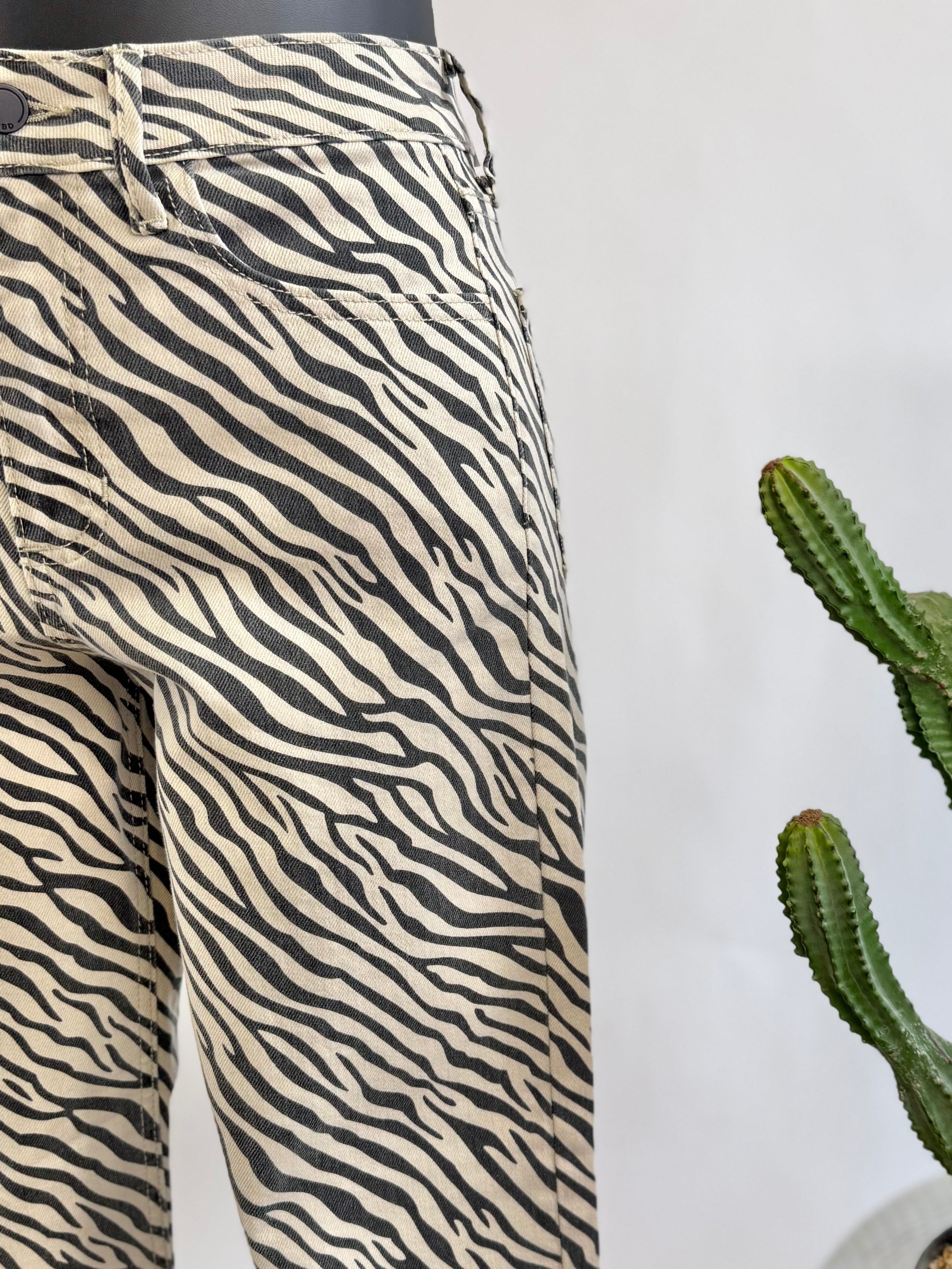 The Ava Zebra Jeans