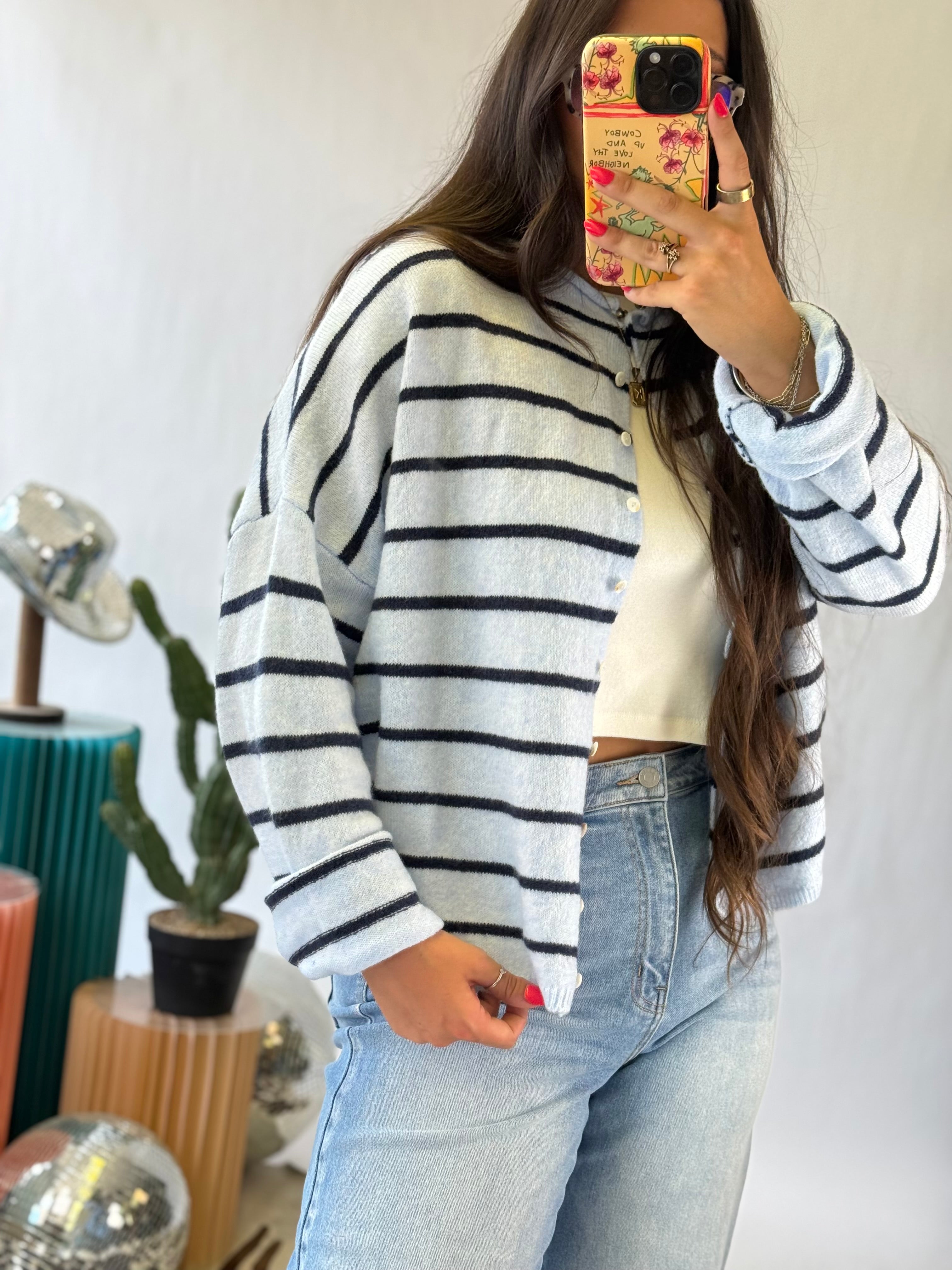 The Sailor Stripe Cardigan