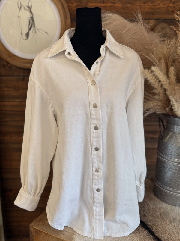 The Iris Button Down Top