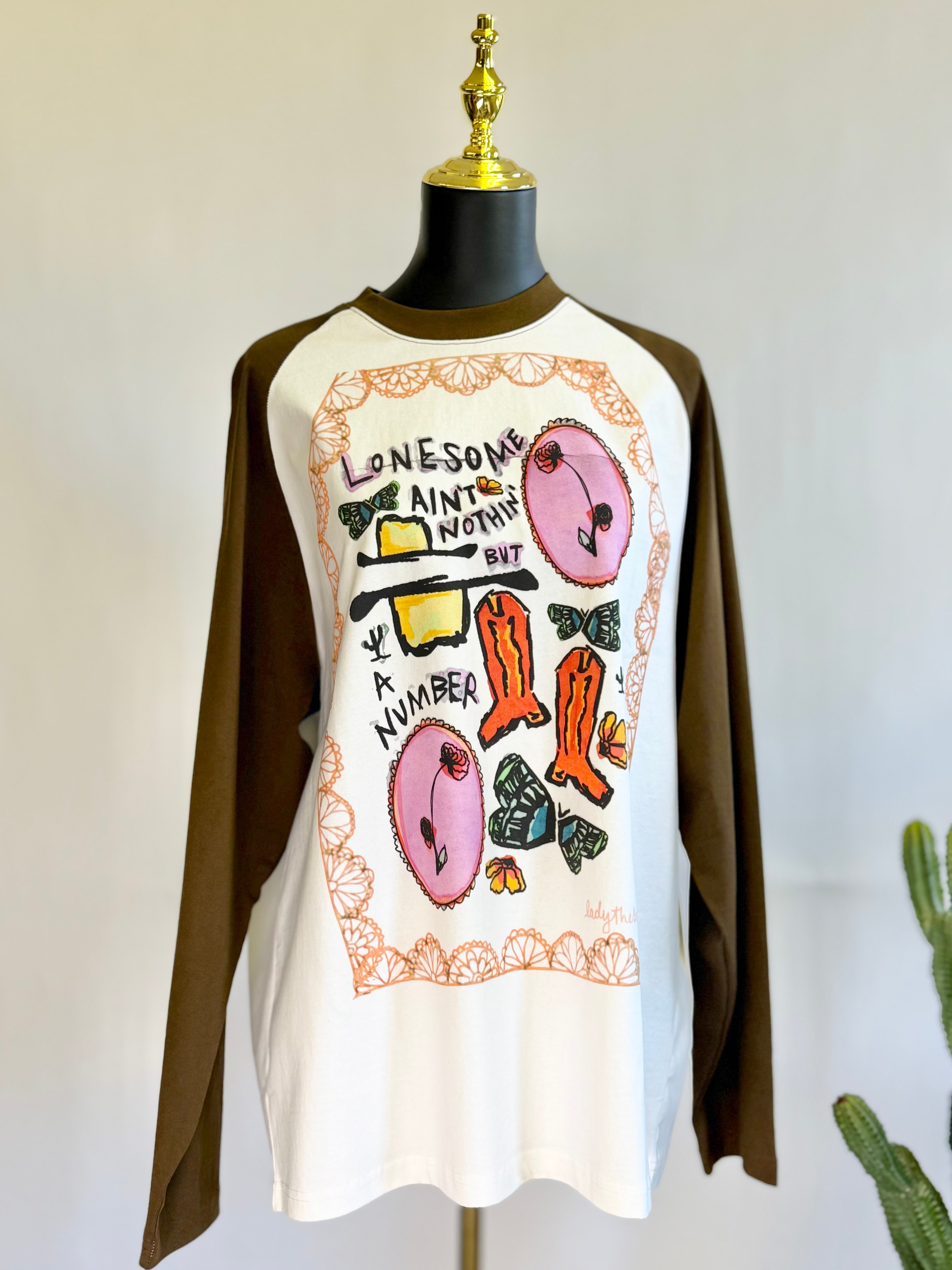 The Lonesome Baseball Tee