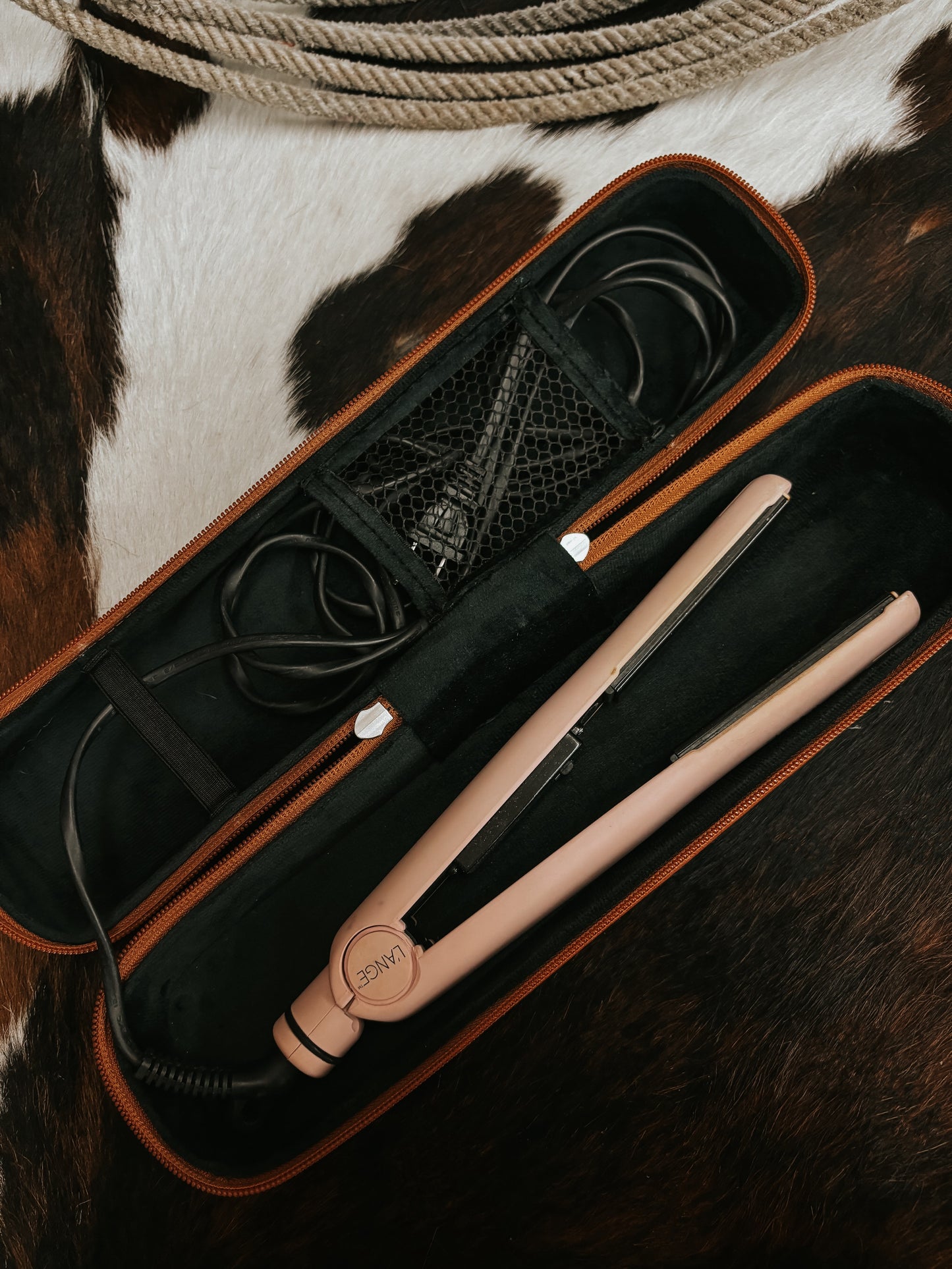 The Cowhide Hot Tool Traveling/Storage Case