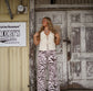 The Moxie Zebra Print Pants