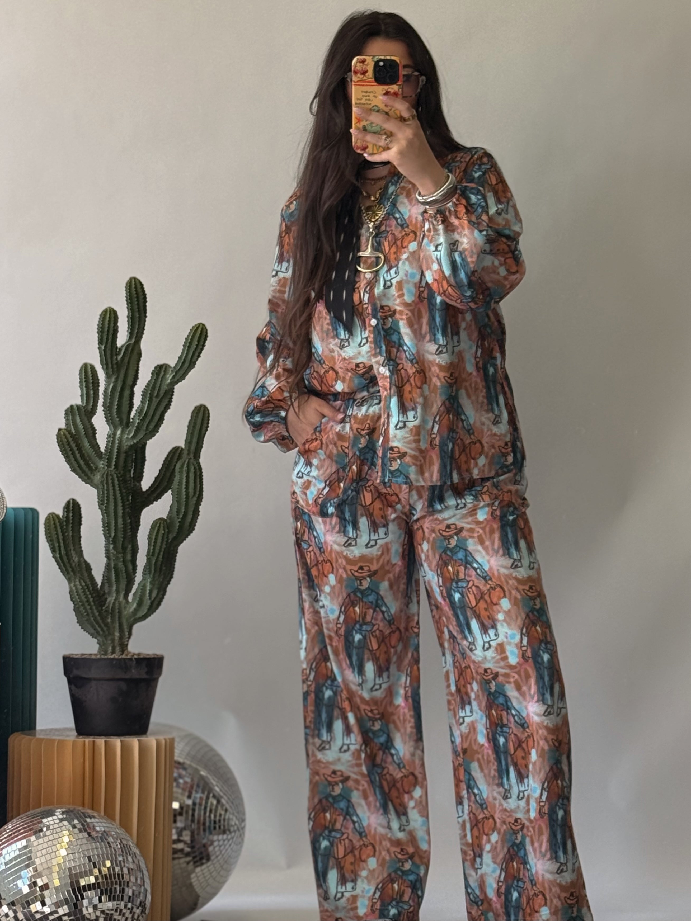 The Eclectic Cowboy Top