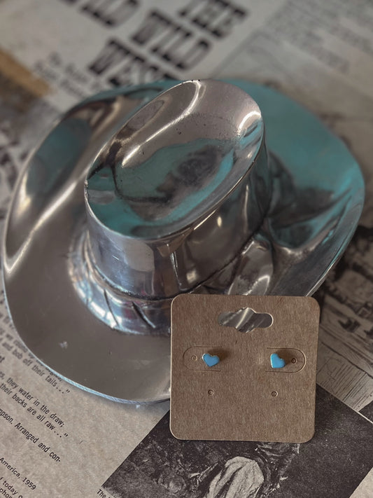 The Faye Heart Studs