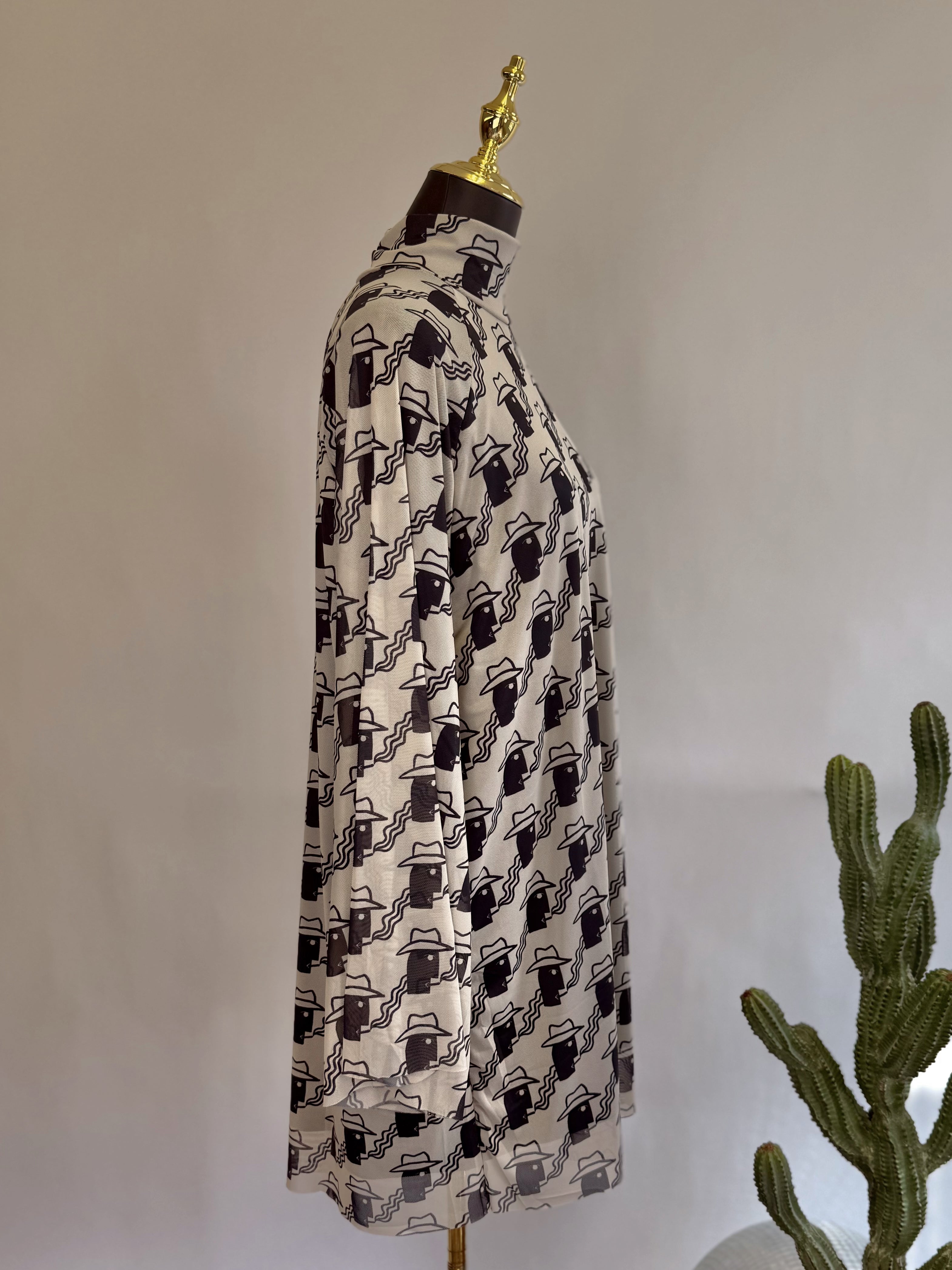 The Cowboy Mesh Tunic Dress - Allie Falcon