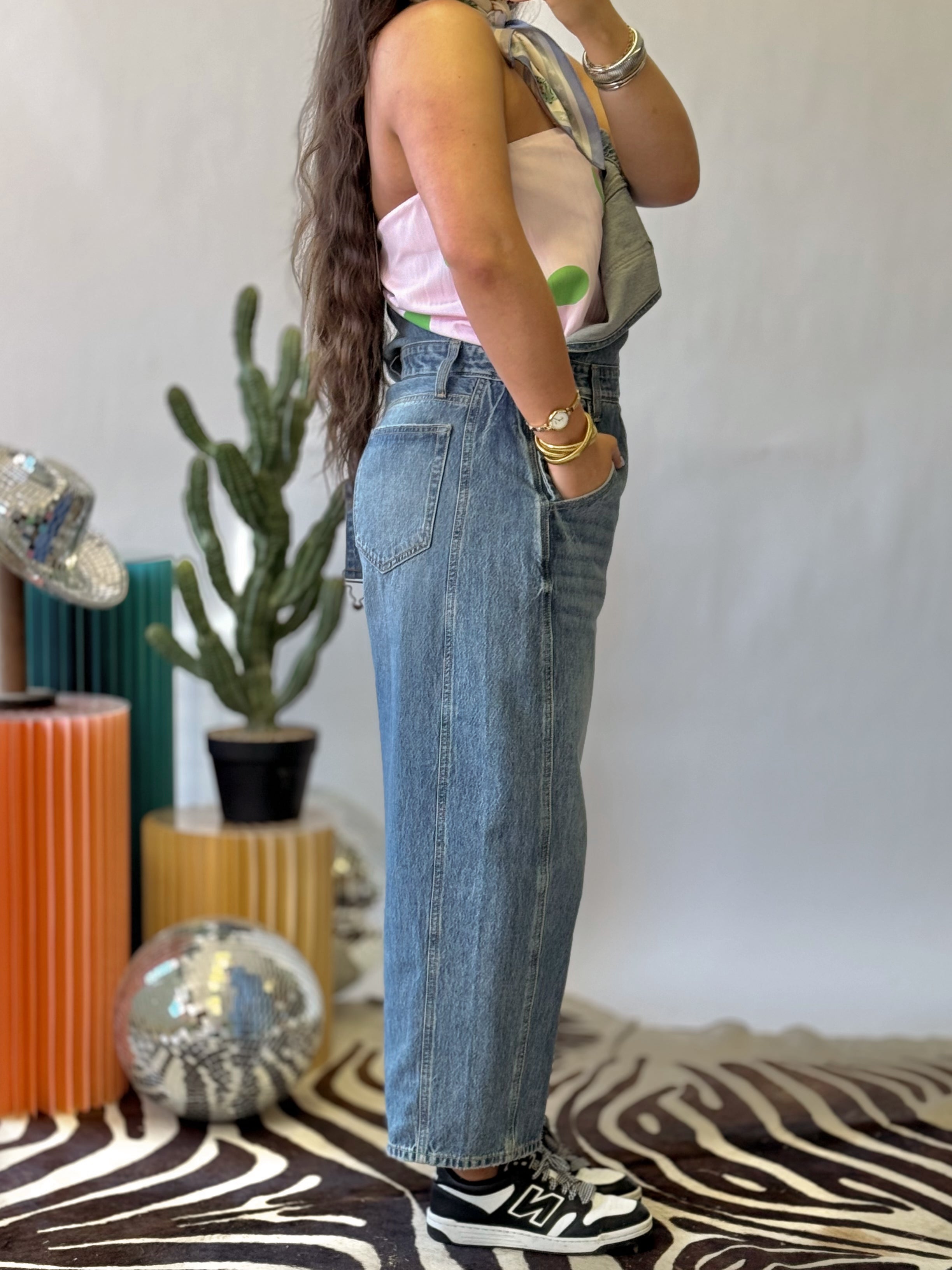 The Meadow Muse Barrel Overalls