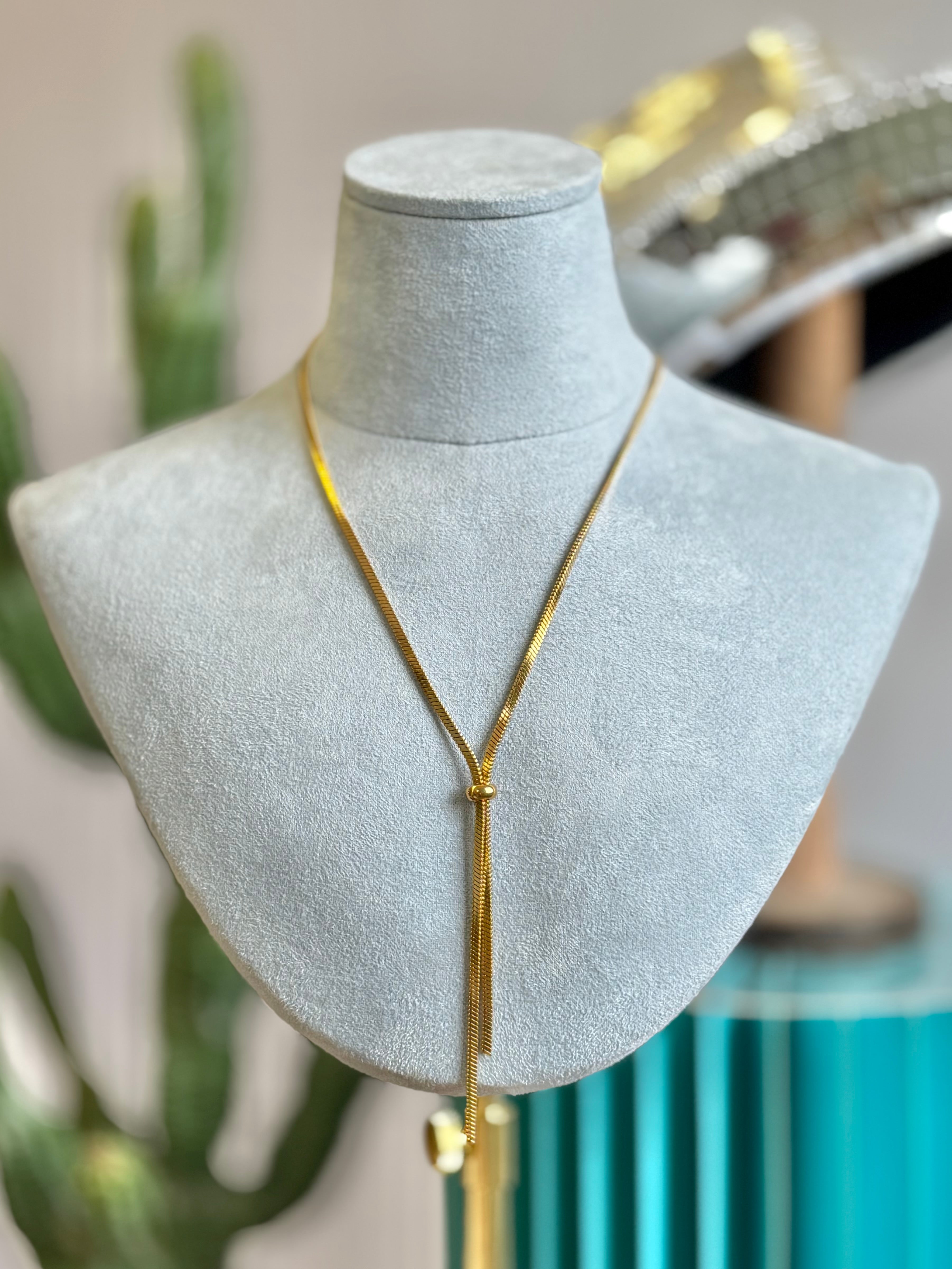 The Dorit Snake Chain Lariat