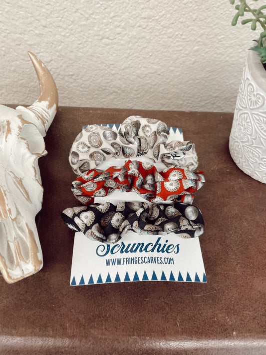 The Concho Scrunchie Pack of 3