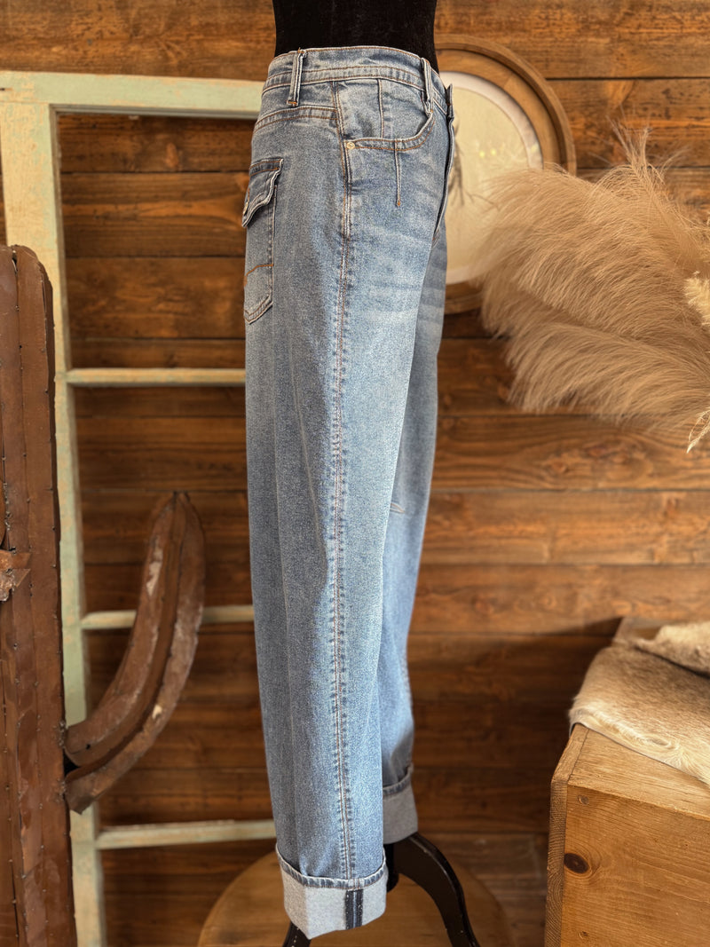 The Judds Barrel Jeans