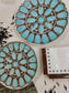 The Turquoise Cluster Dessert Plates (Set of 8)