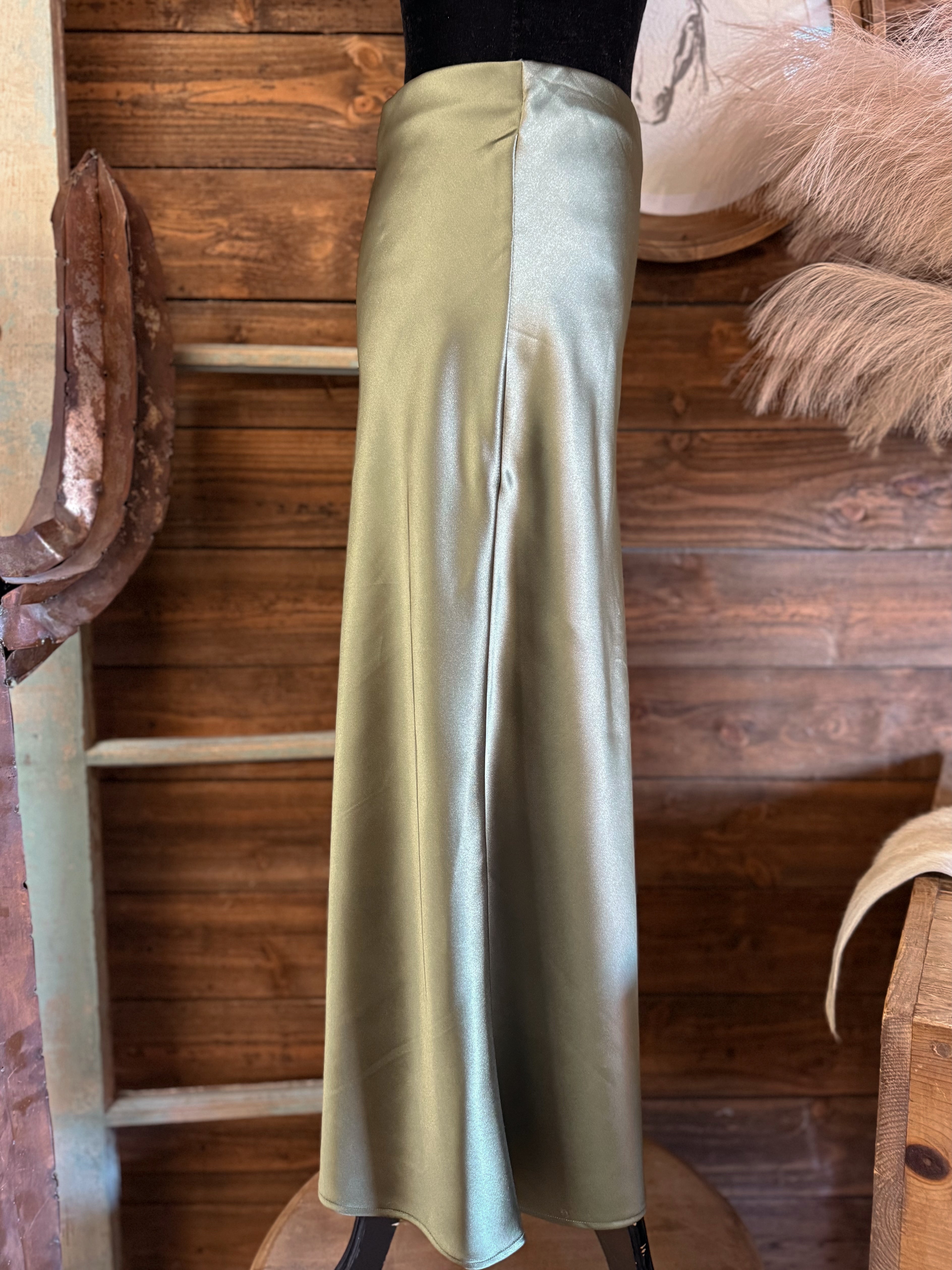 The Ollina Satin Skirt