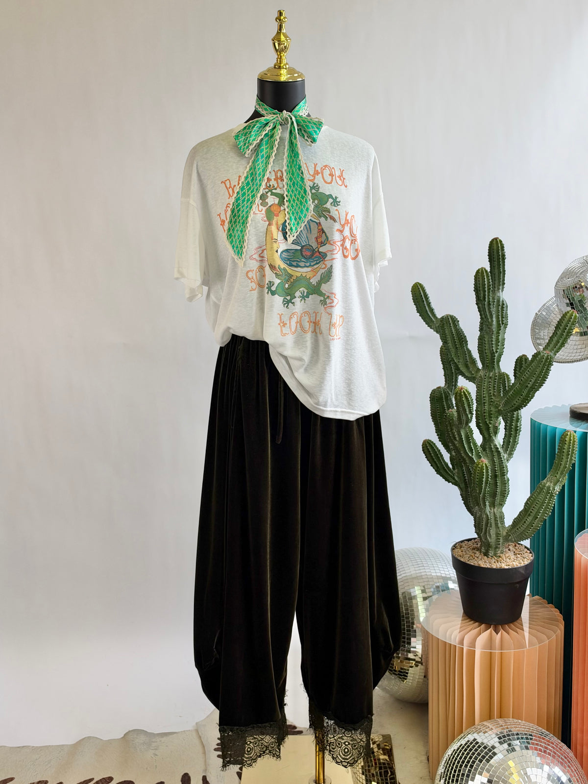 The Daydream Lace Balloon Pants - Velvet