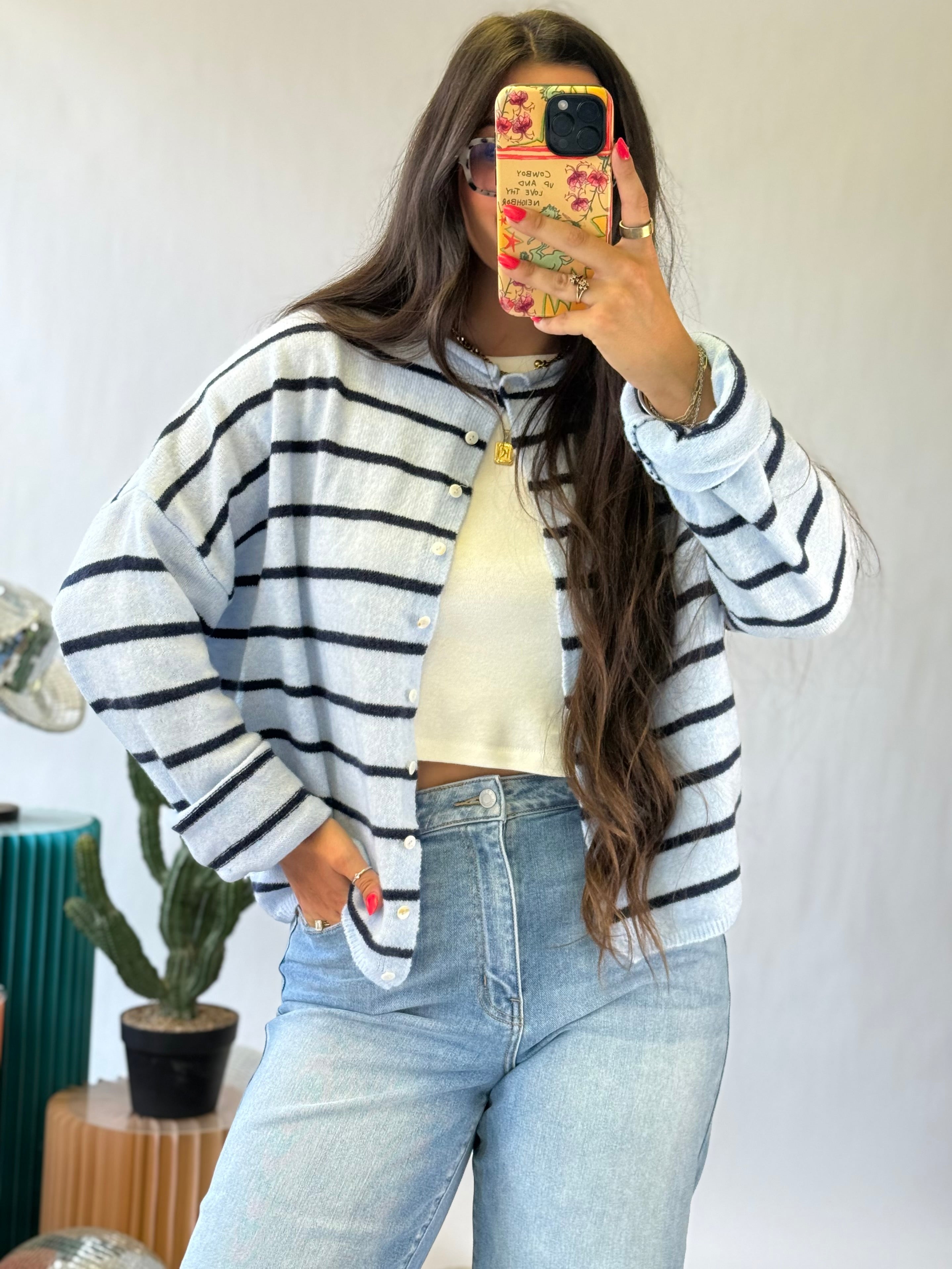 The Sailor Stripe Cardigan