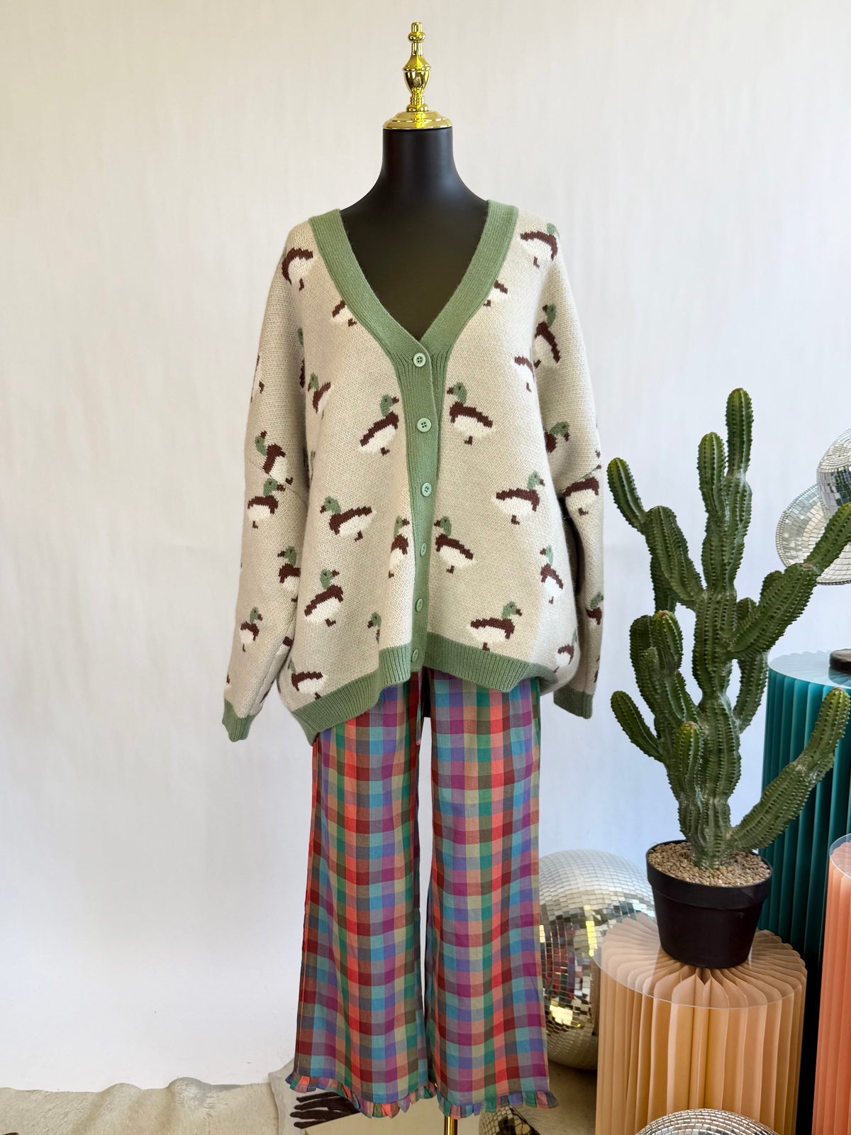 The Meadow Mallard Knit Cardigan