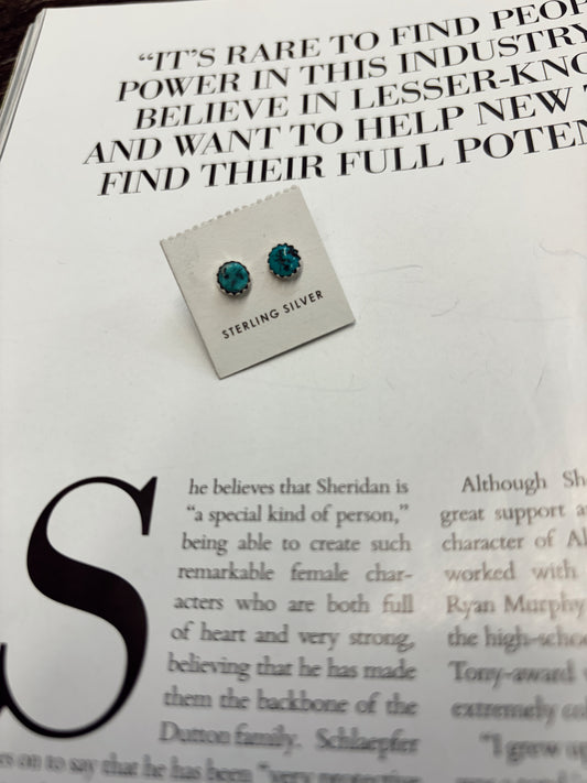 The Everyday Authentic Turquoise Studs