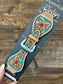 The Michigan Tooled Leather Watch Band