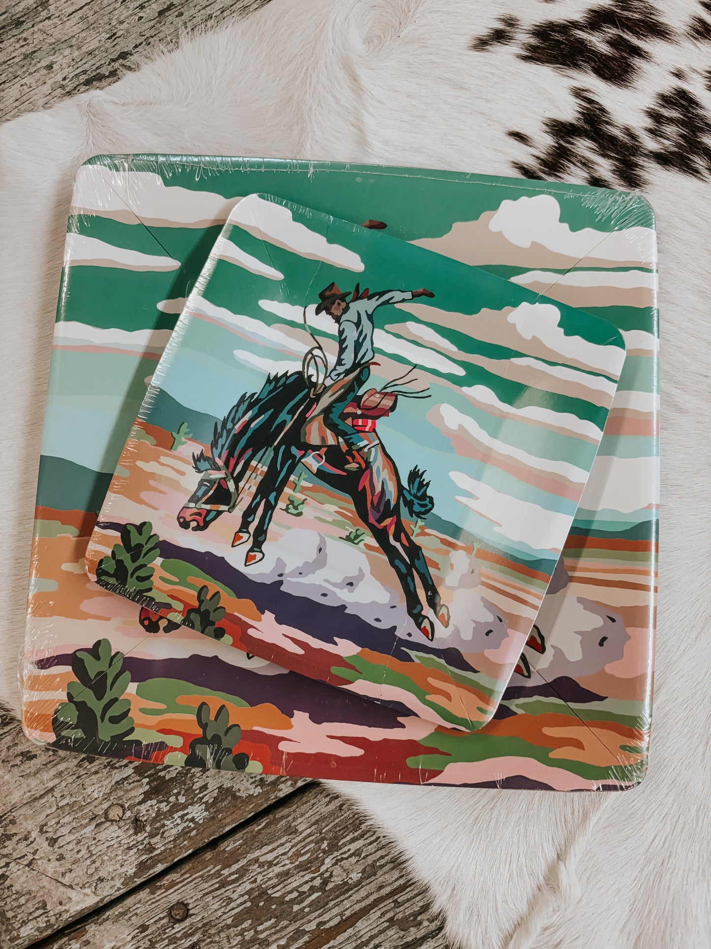 The Cowboy Dinner Plates (Set of 8)