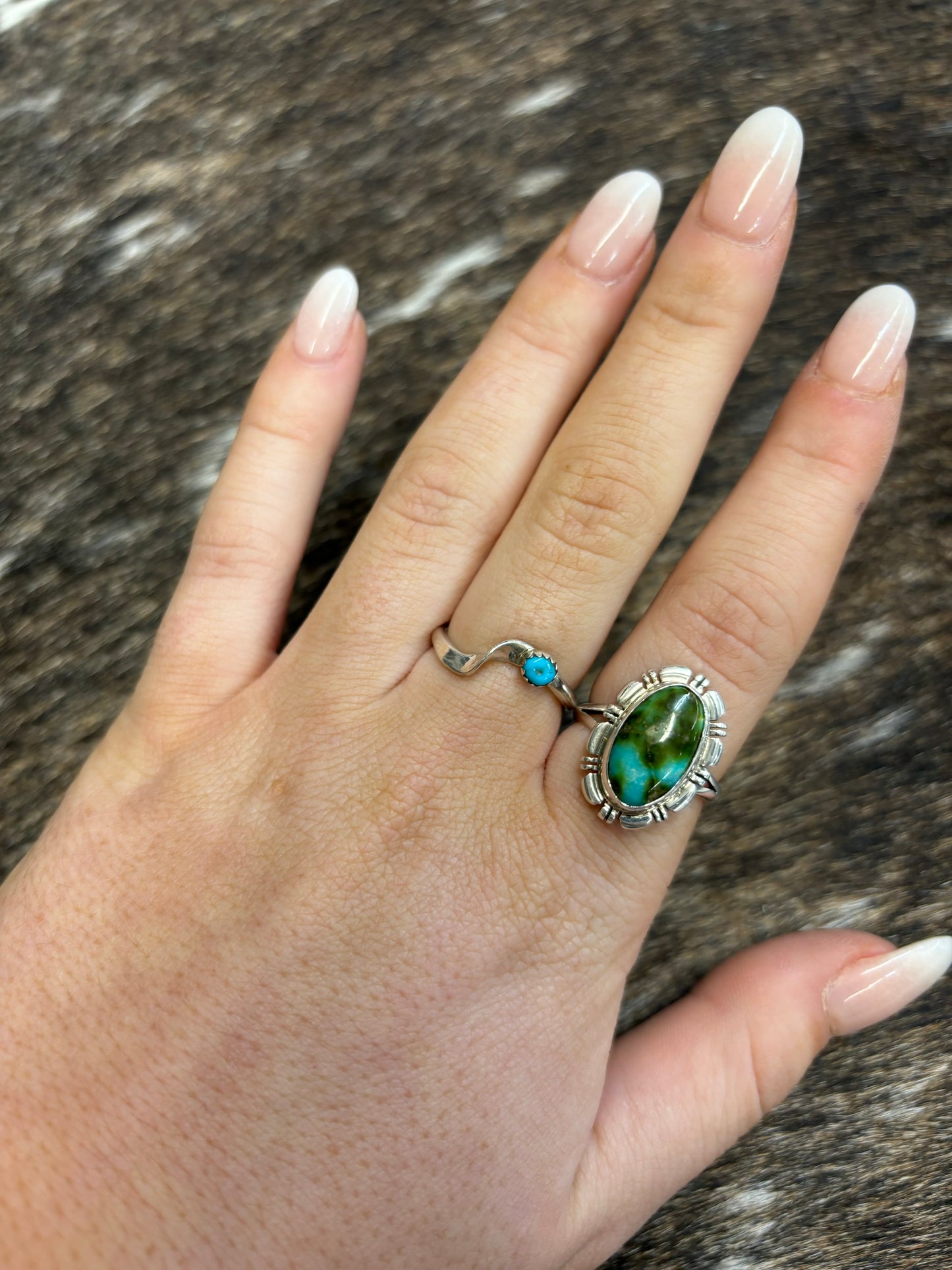 The Yara Turquoise Ring - size 7