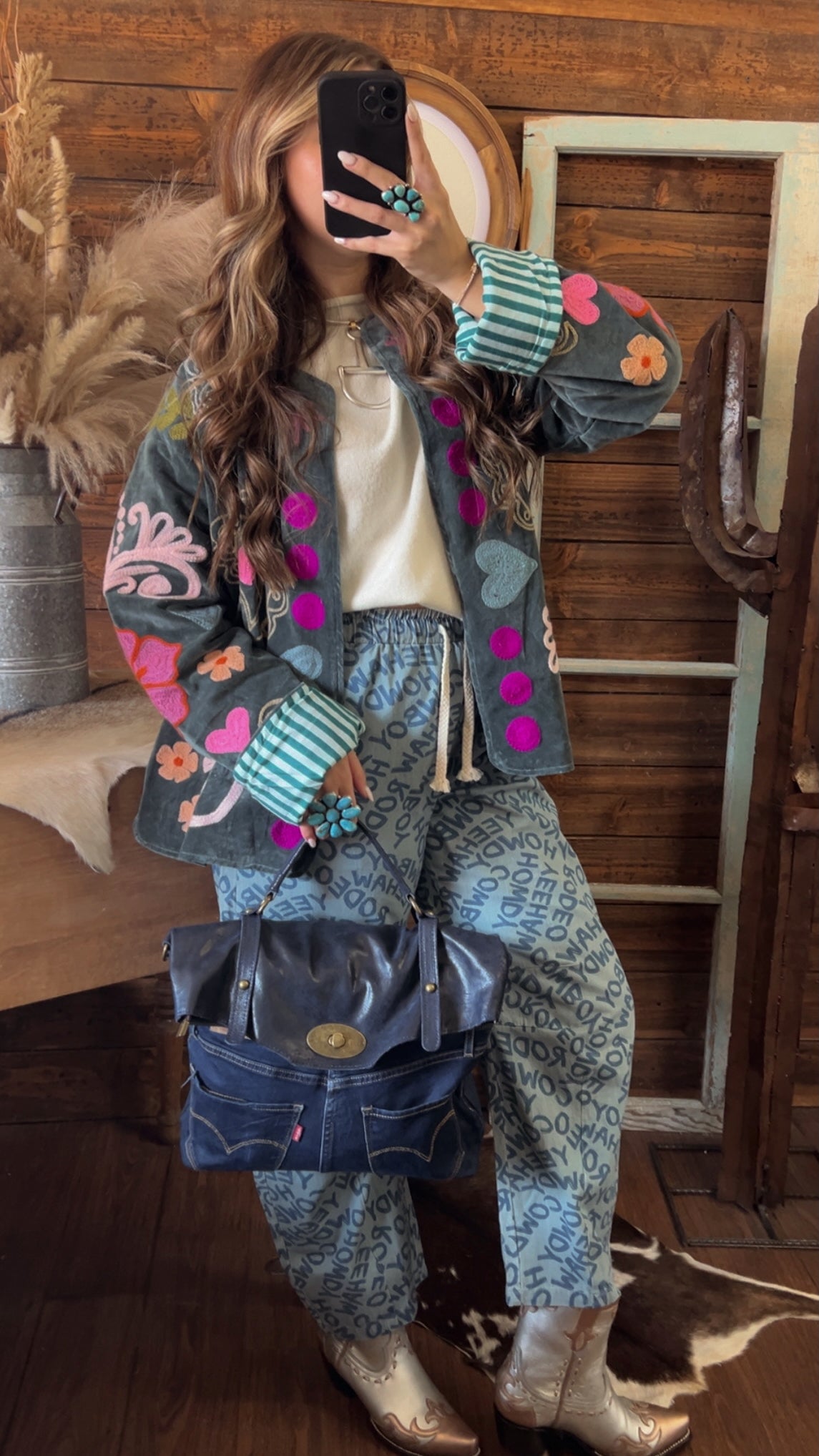 The Cowboy Barrel Pants - Restock