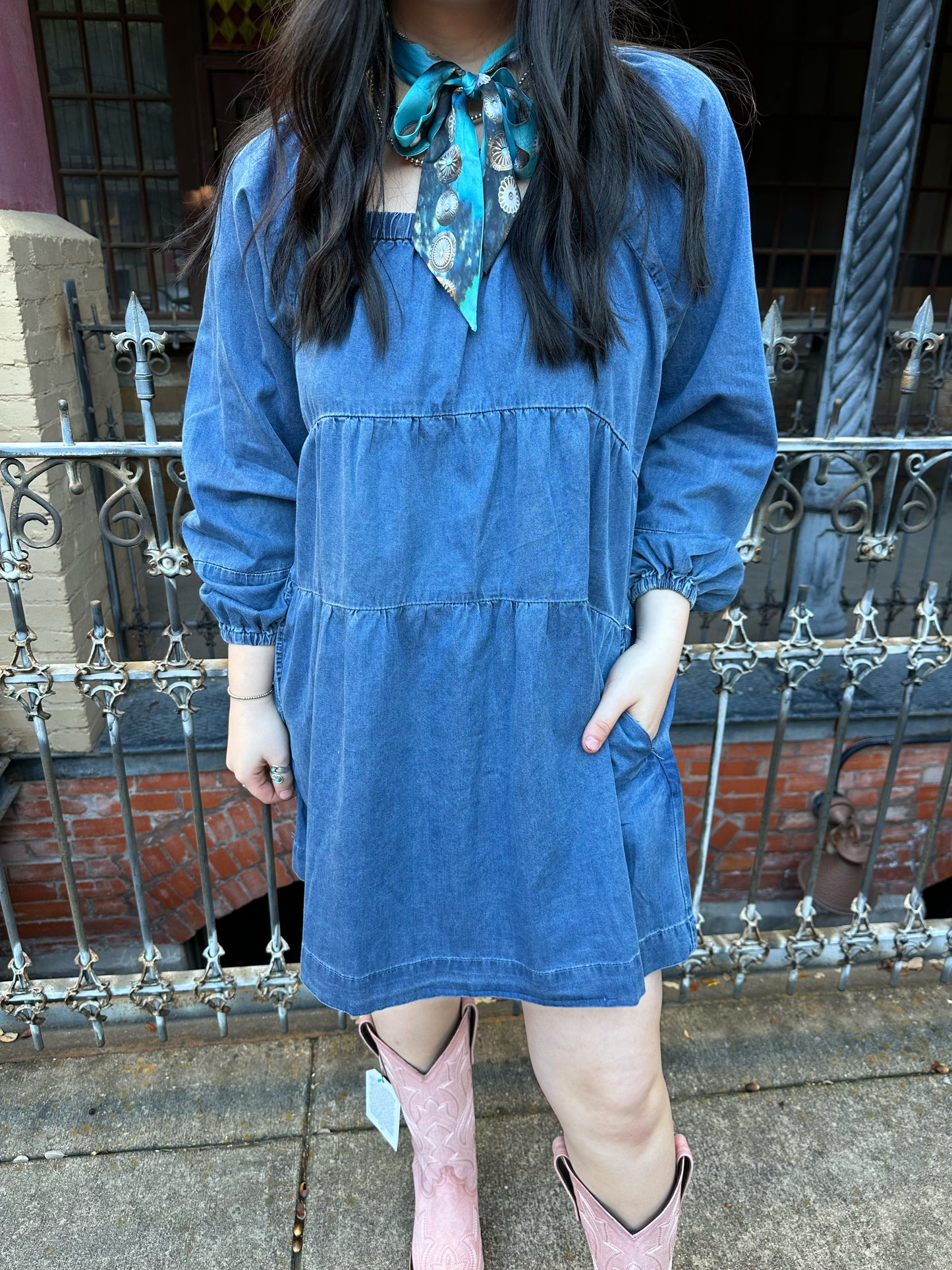 The Jack Frost Denim Dress