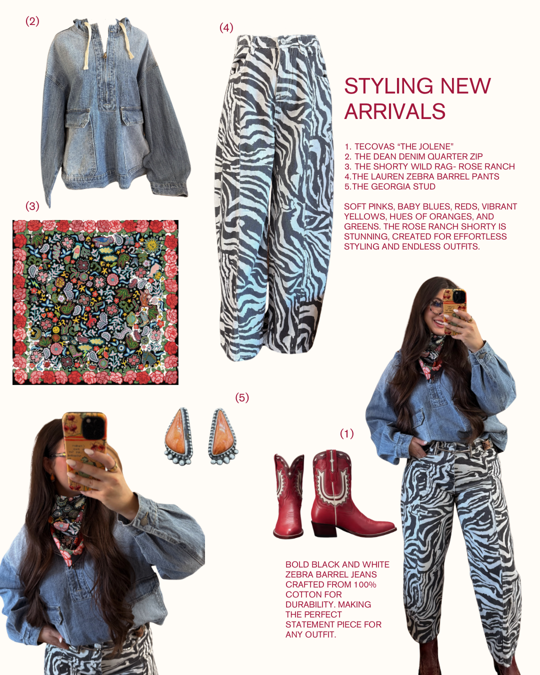 The Lauren Zebra Barrel Pants