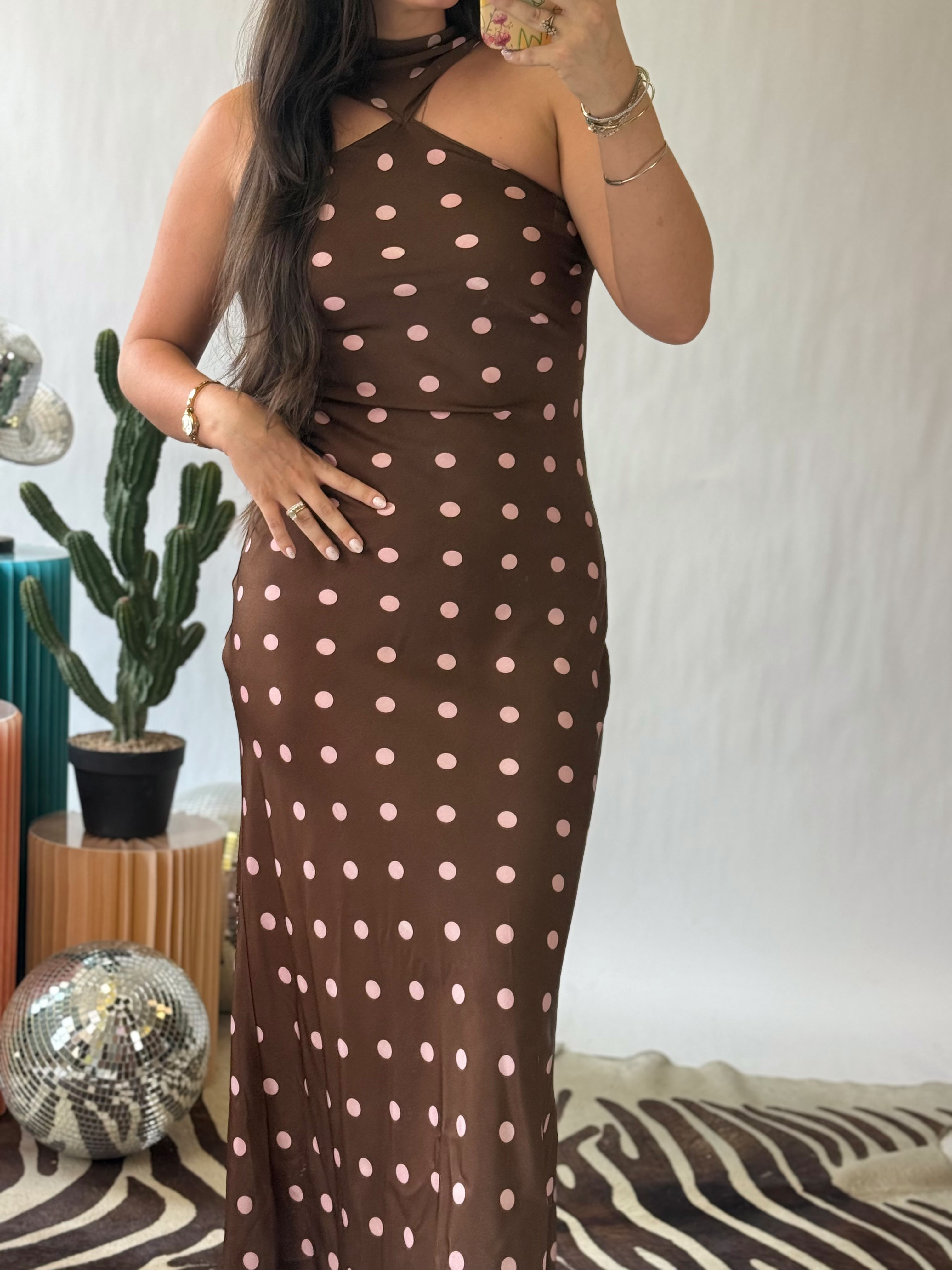 The Sweetheart Scarf Maxi Dress