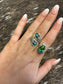 The Feather in the Wind Wrap Ring - size 8