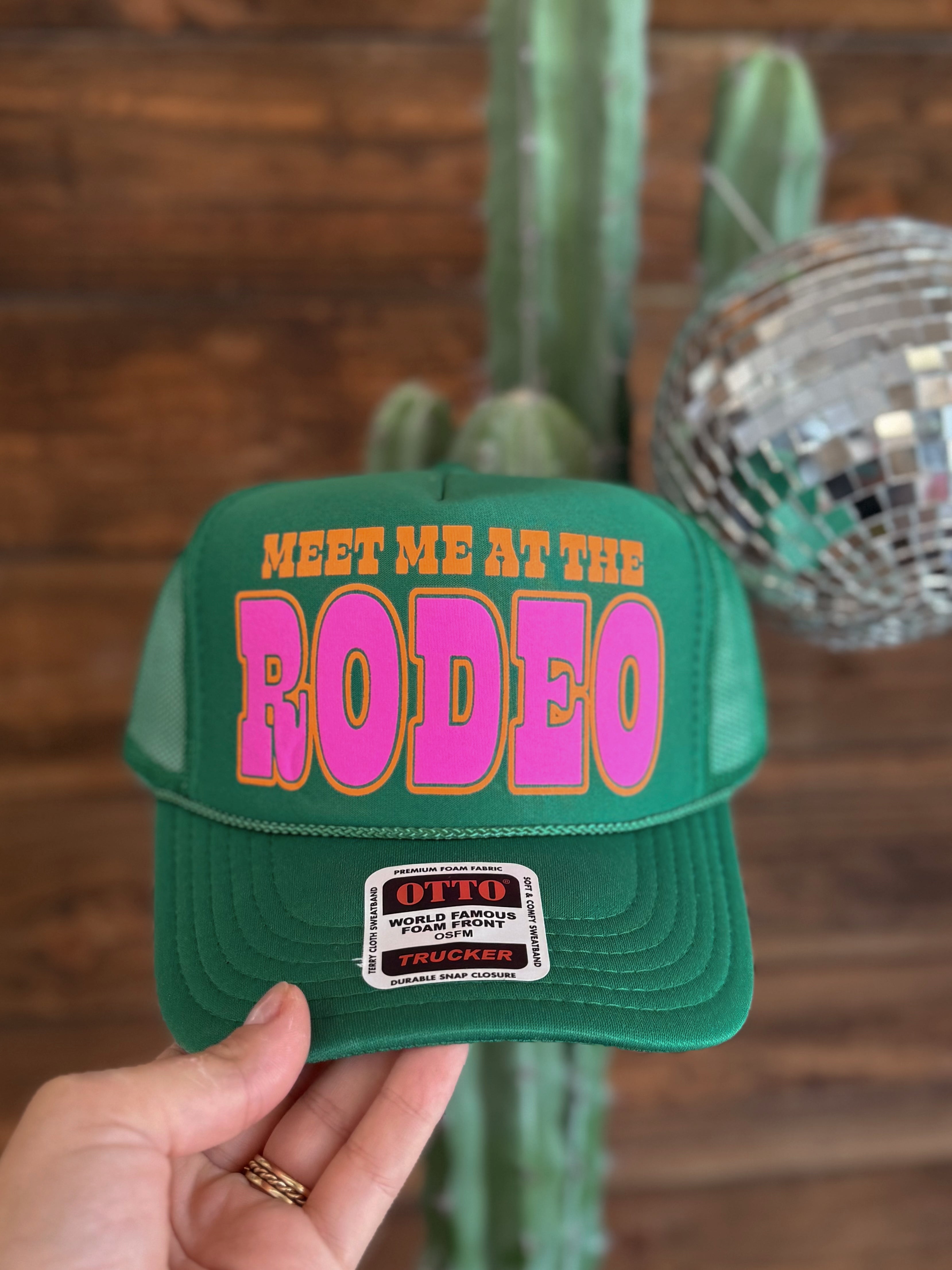 The "Meet Me At The Rodeo" Trucker Hat
