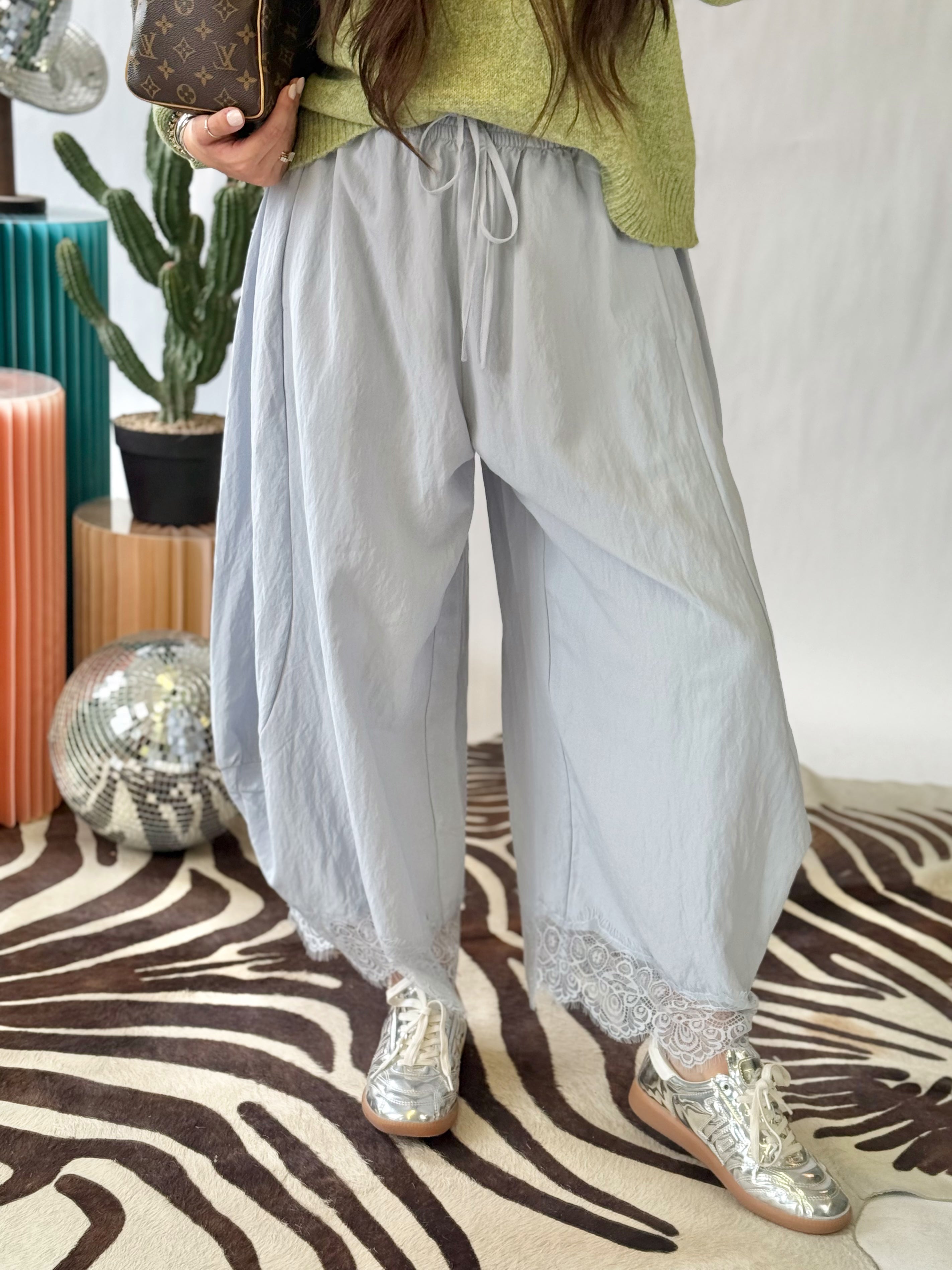 The Daydream Lace Trim Pants