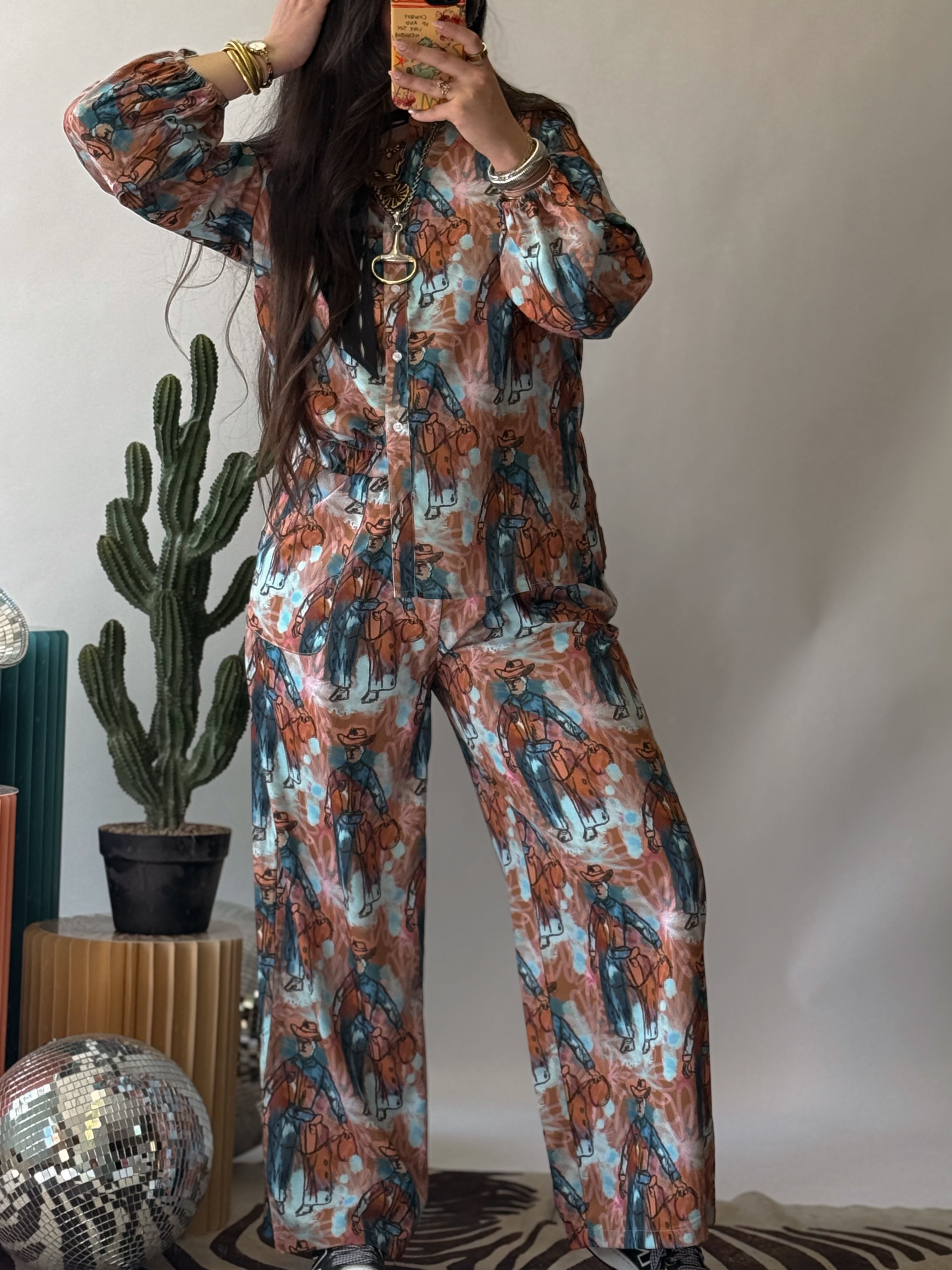 The Eclectic Cowboy Top