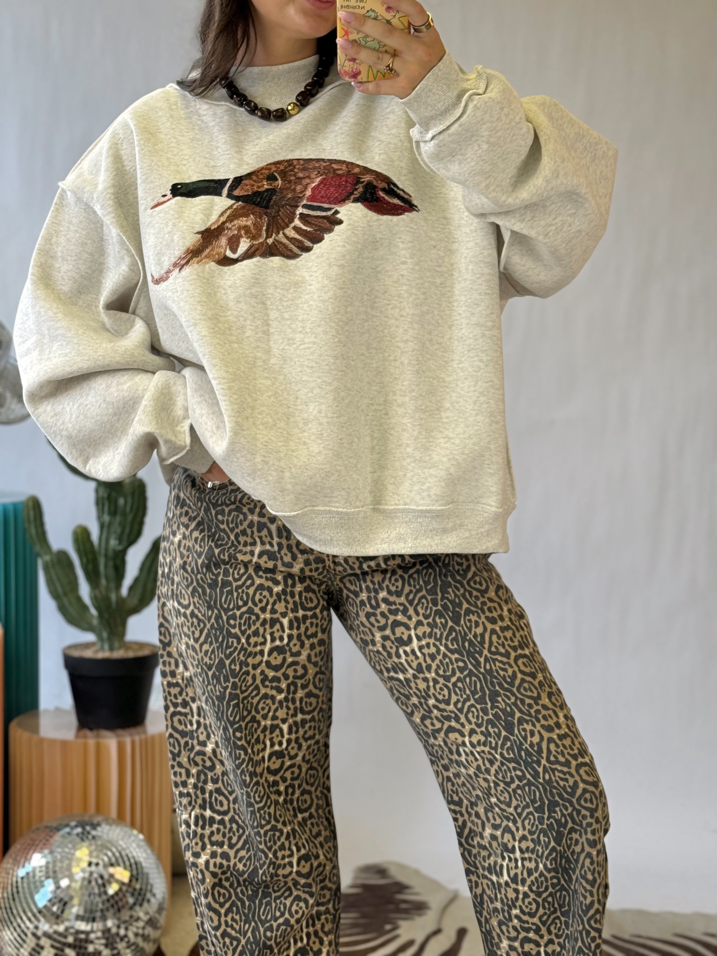 The Duck Creek Mock Neck Sweatshirt