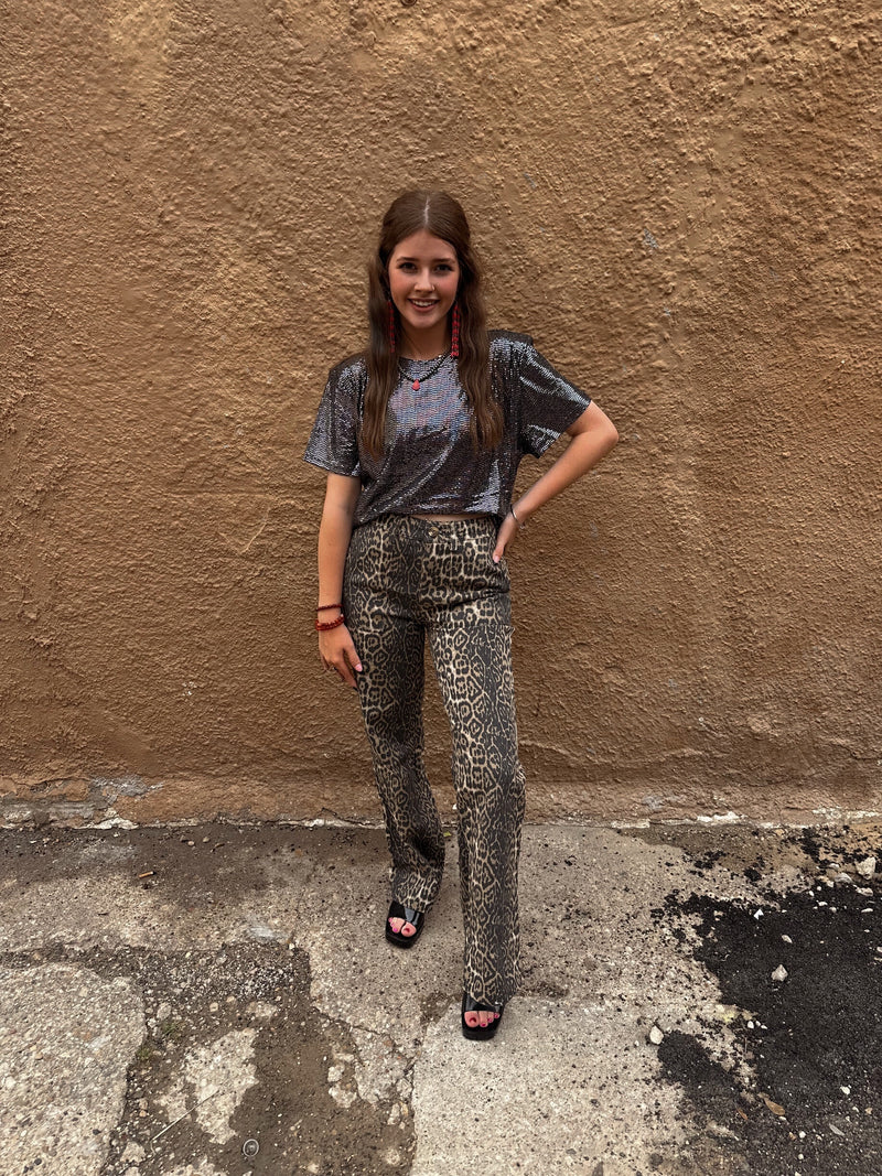 The Stage Coach Leopard Jeans