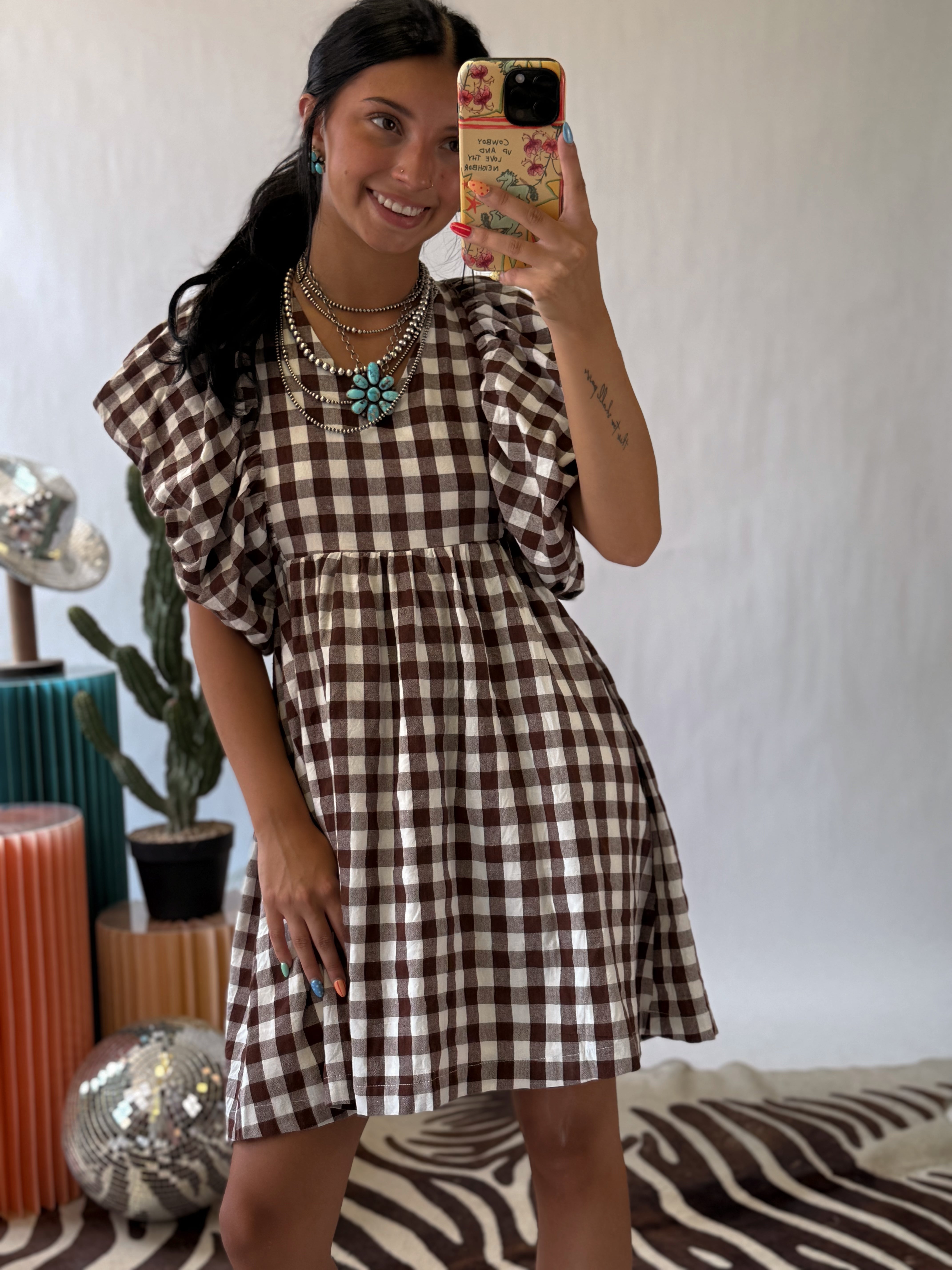 The Gingham Grove Dress