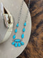 The Amelia Turquoise Cluster Necklace (2colors)