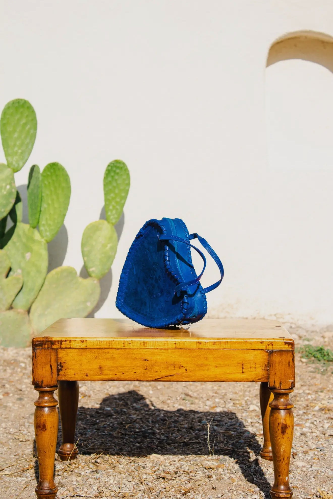 The Adela Leather Heart Purse