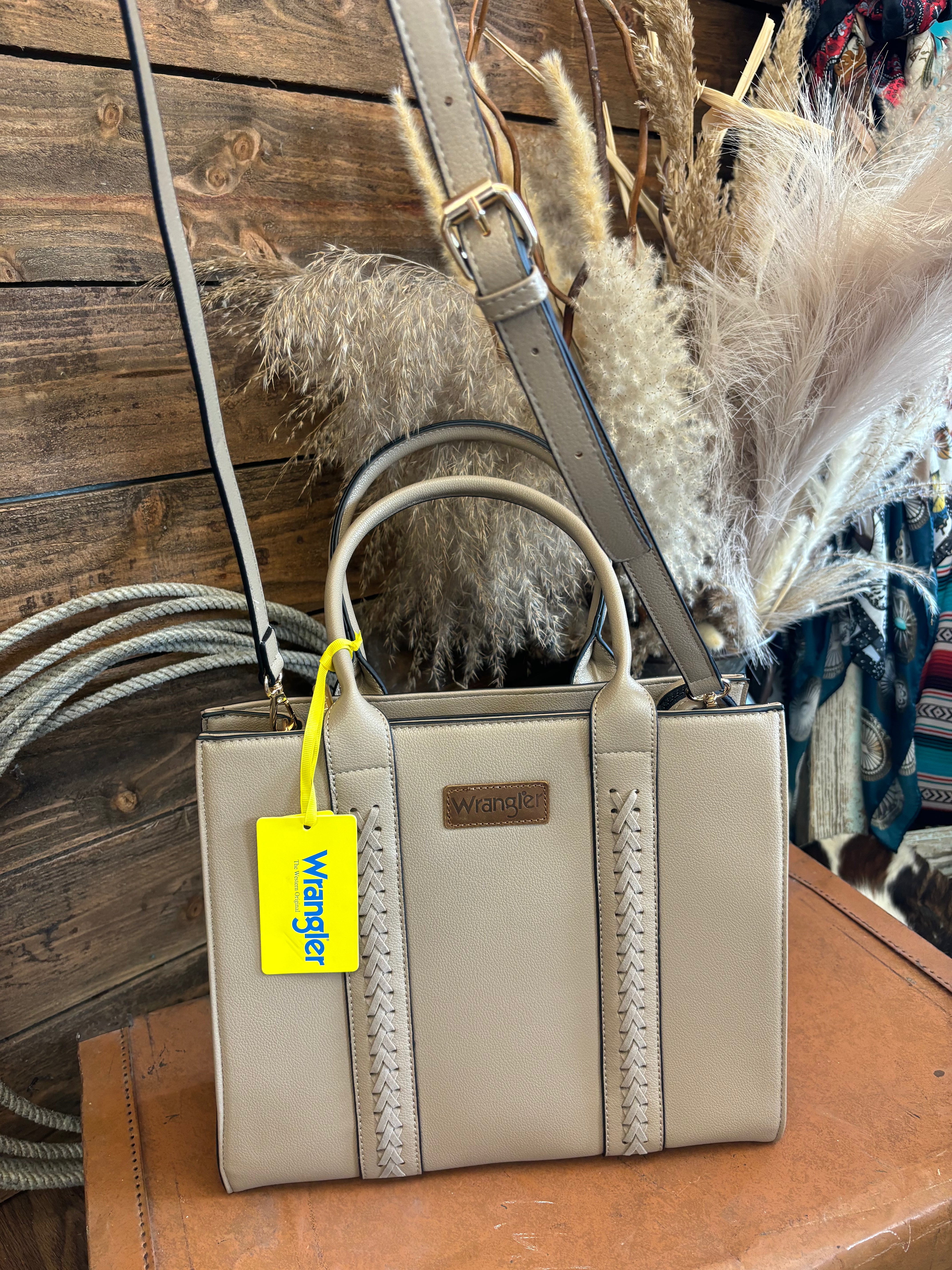 Wrangler Ladies Carry-All Crossbody Tote Bag