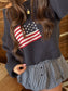 The Roxy Mini Pinstripe Bubble Skirt