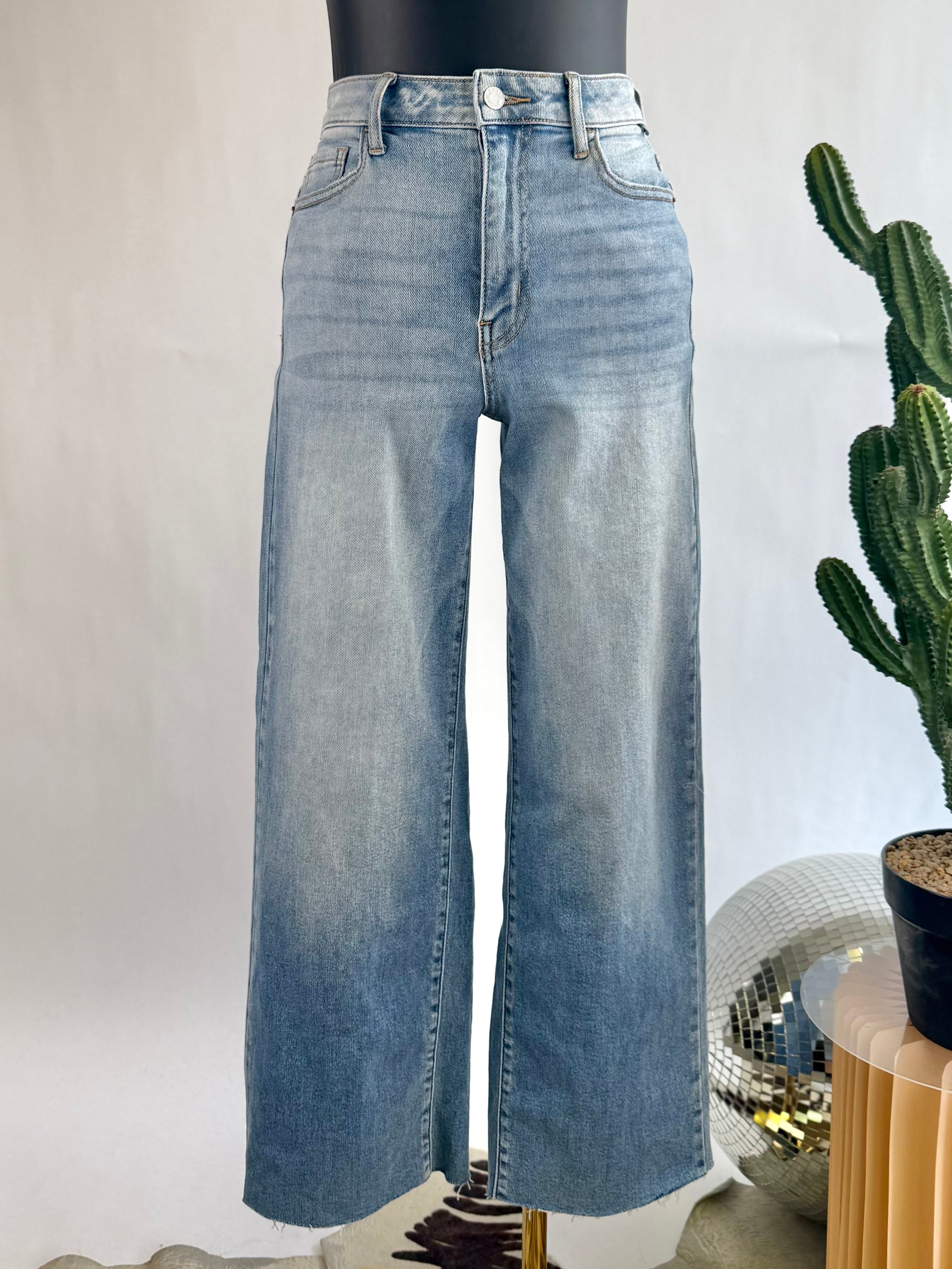 The Blue Sky Wide Leg Jeans