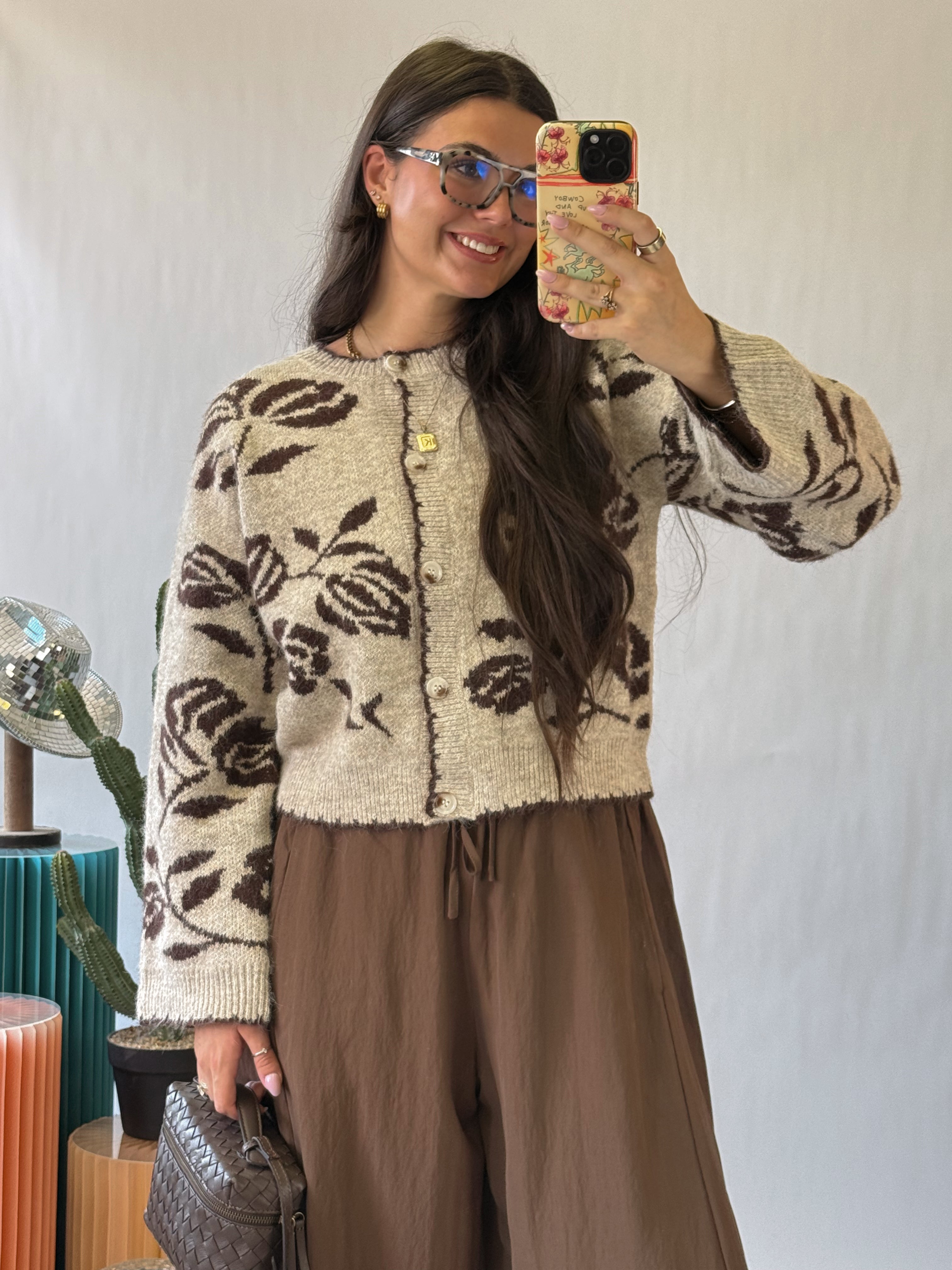 トップス Vintage archive bell sleeve cardigan The Prairie Rose Bell Sleeve Cardigan