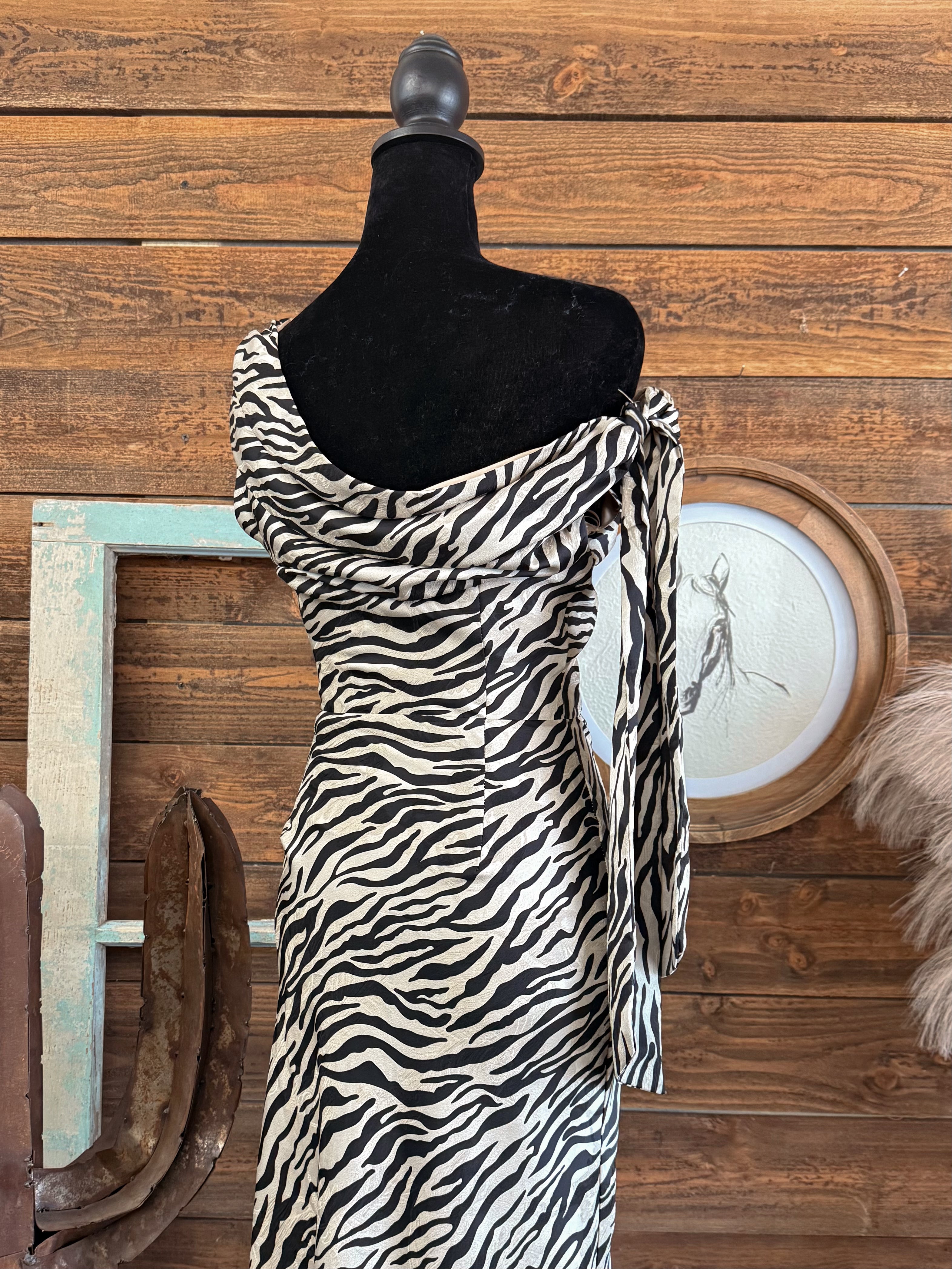 The Zonia Zebra Dress