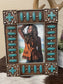 The Turquoise Stone Cross Picture Frame