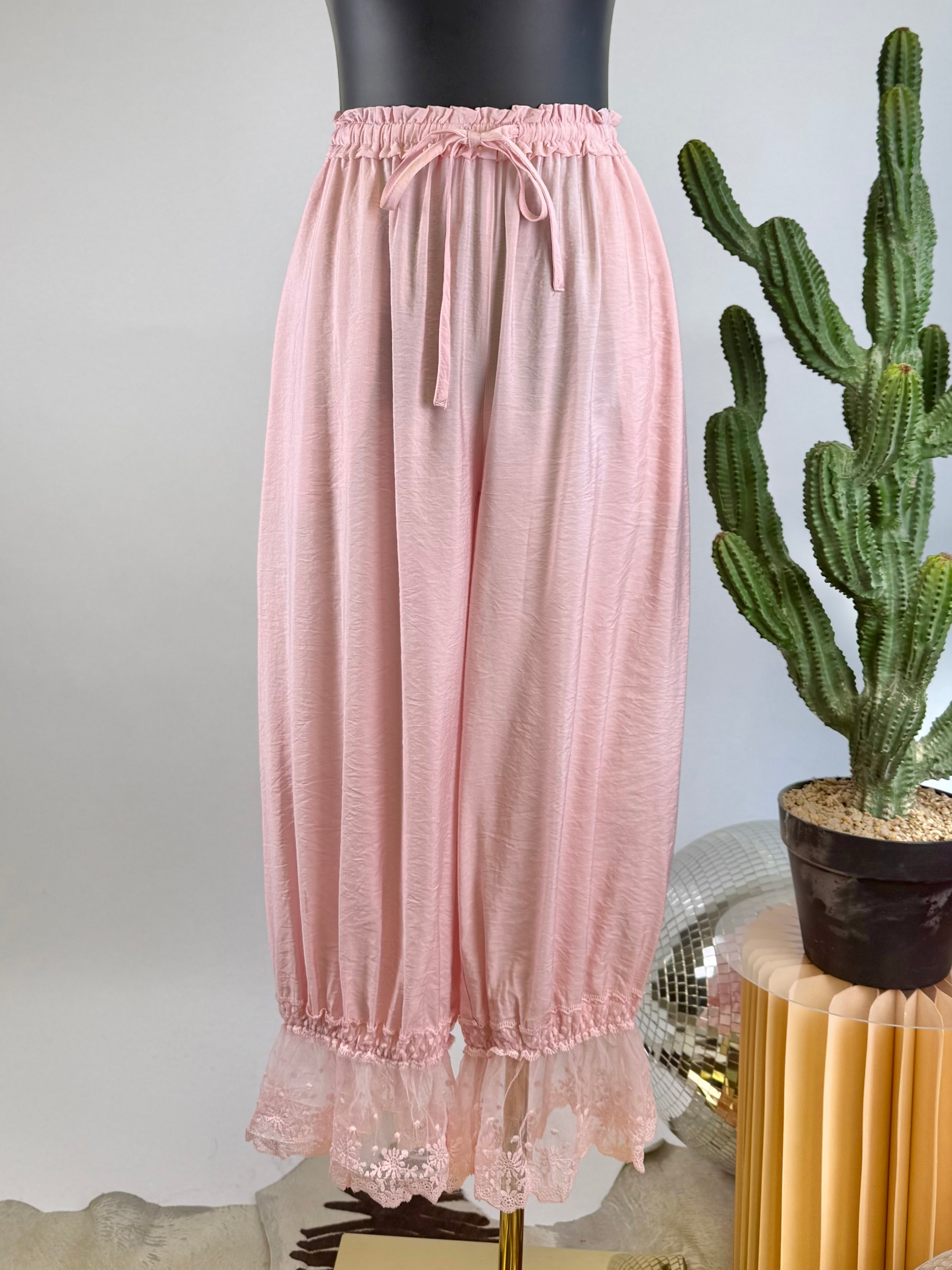 The Sweet Peony Bloomer Pants