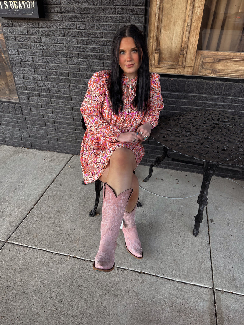 The Abstract Mini Dress