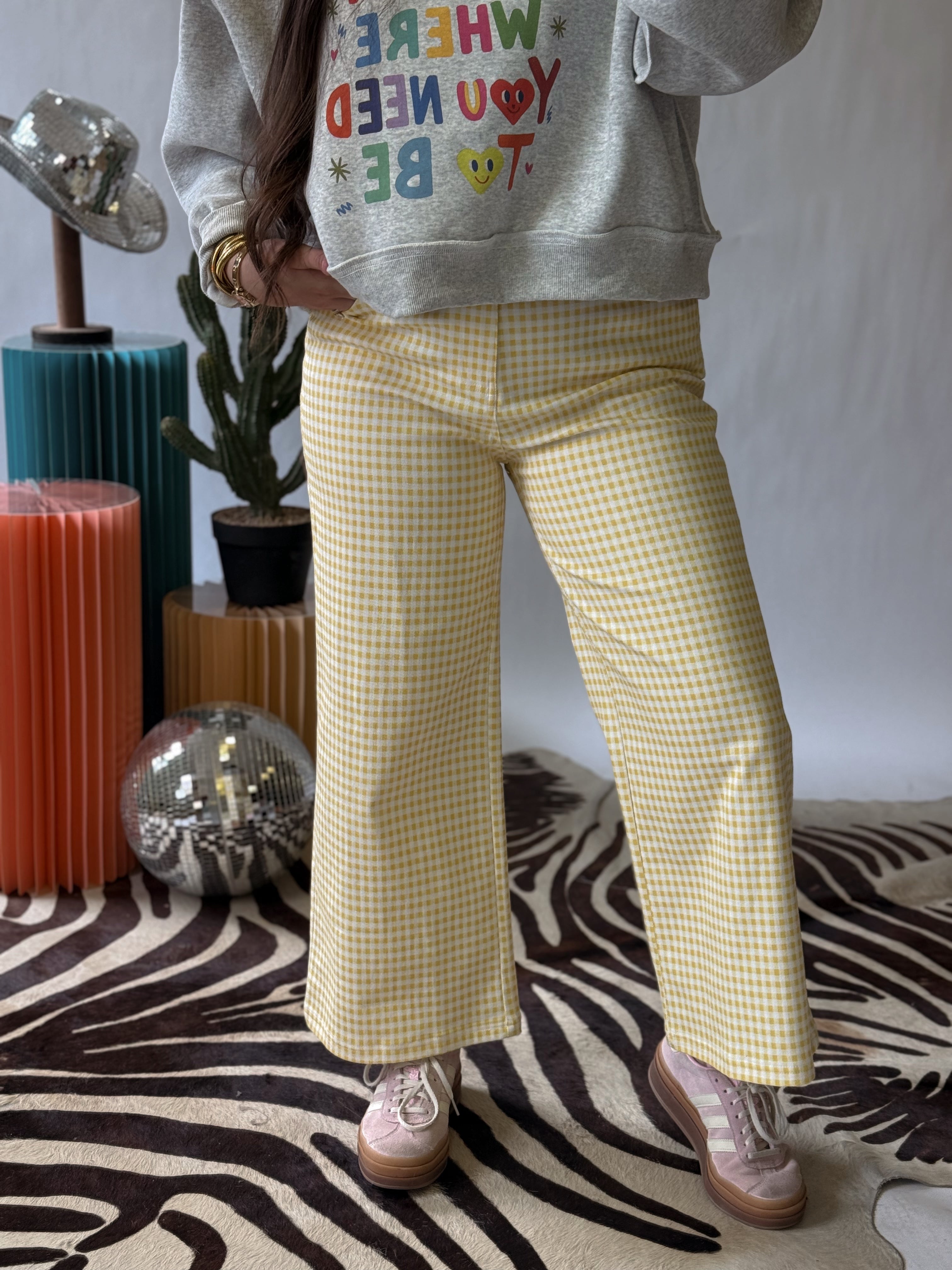 The Gingham & Gone Pants