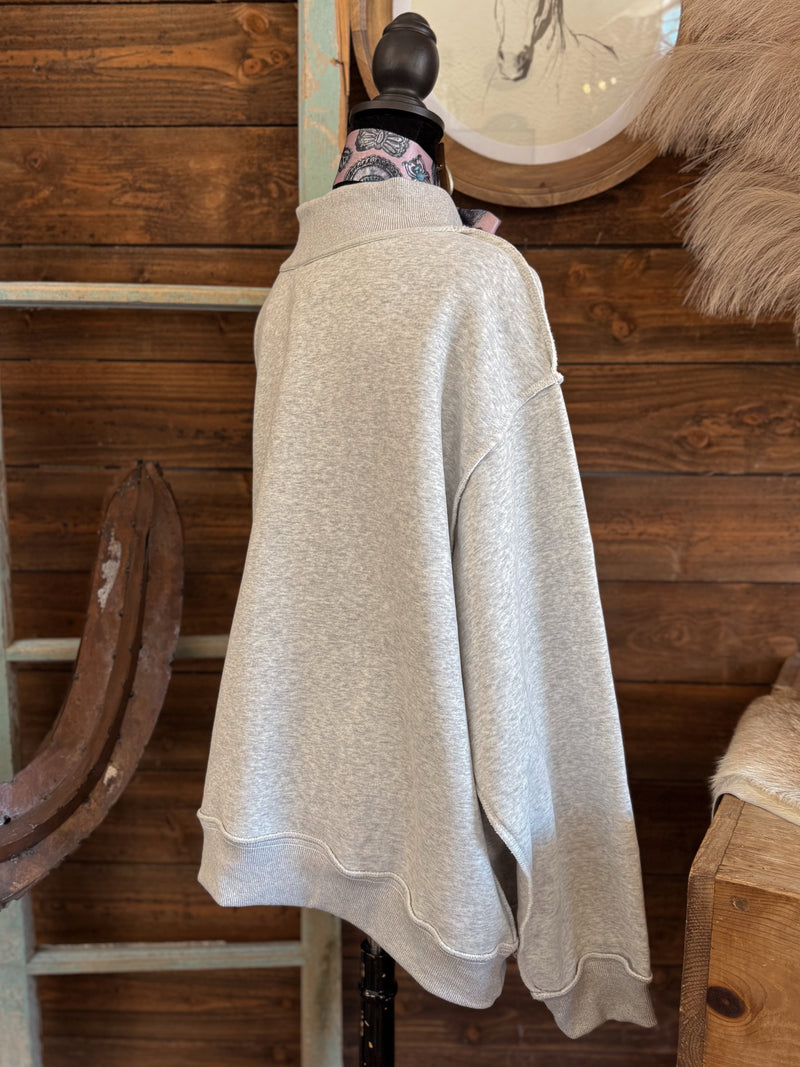 The Hazel Mock Neck Sweatshirt