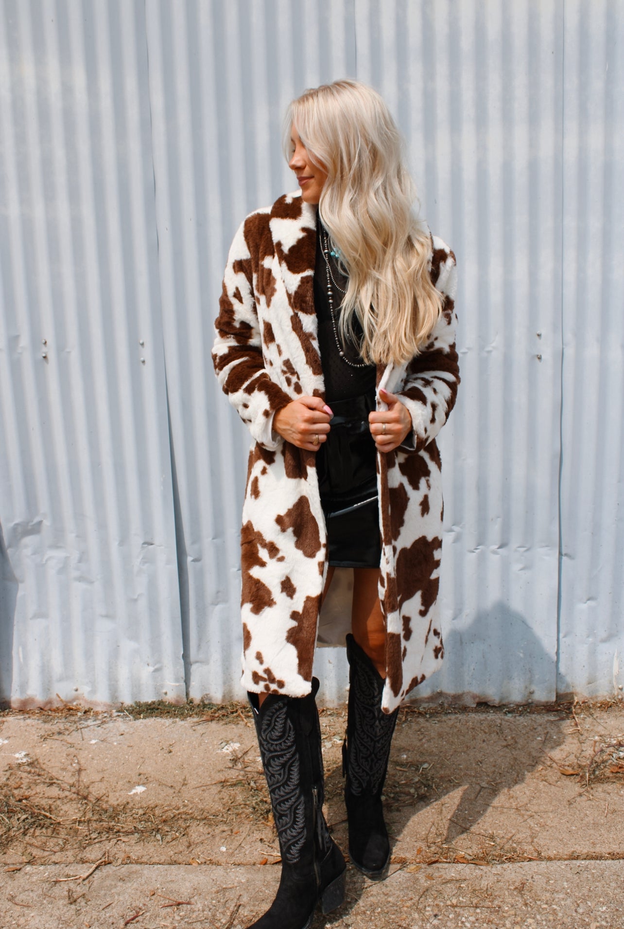 The Casey Cowhide Coat
