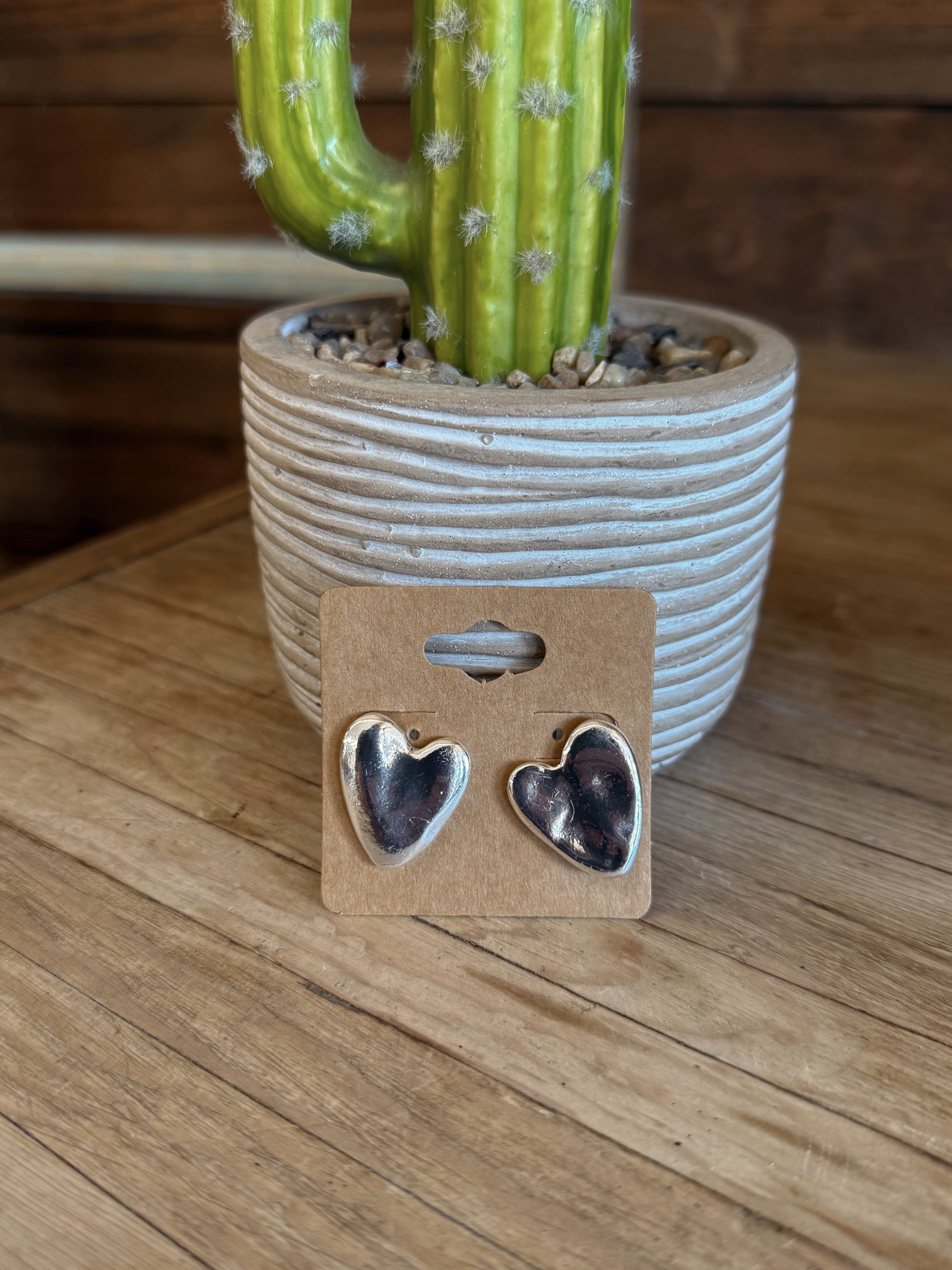 The Luna Heart Earrings