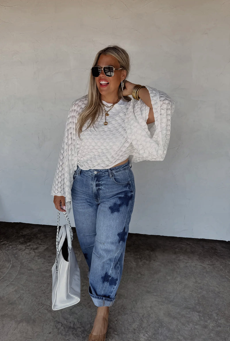 The Born to Shine Barrel Jeans
